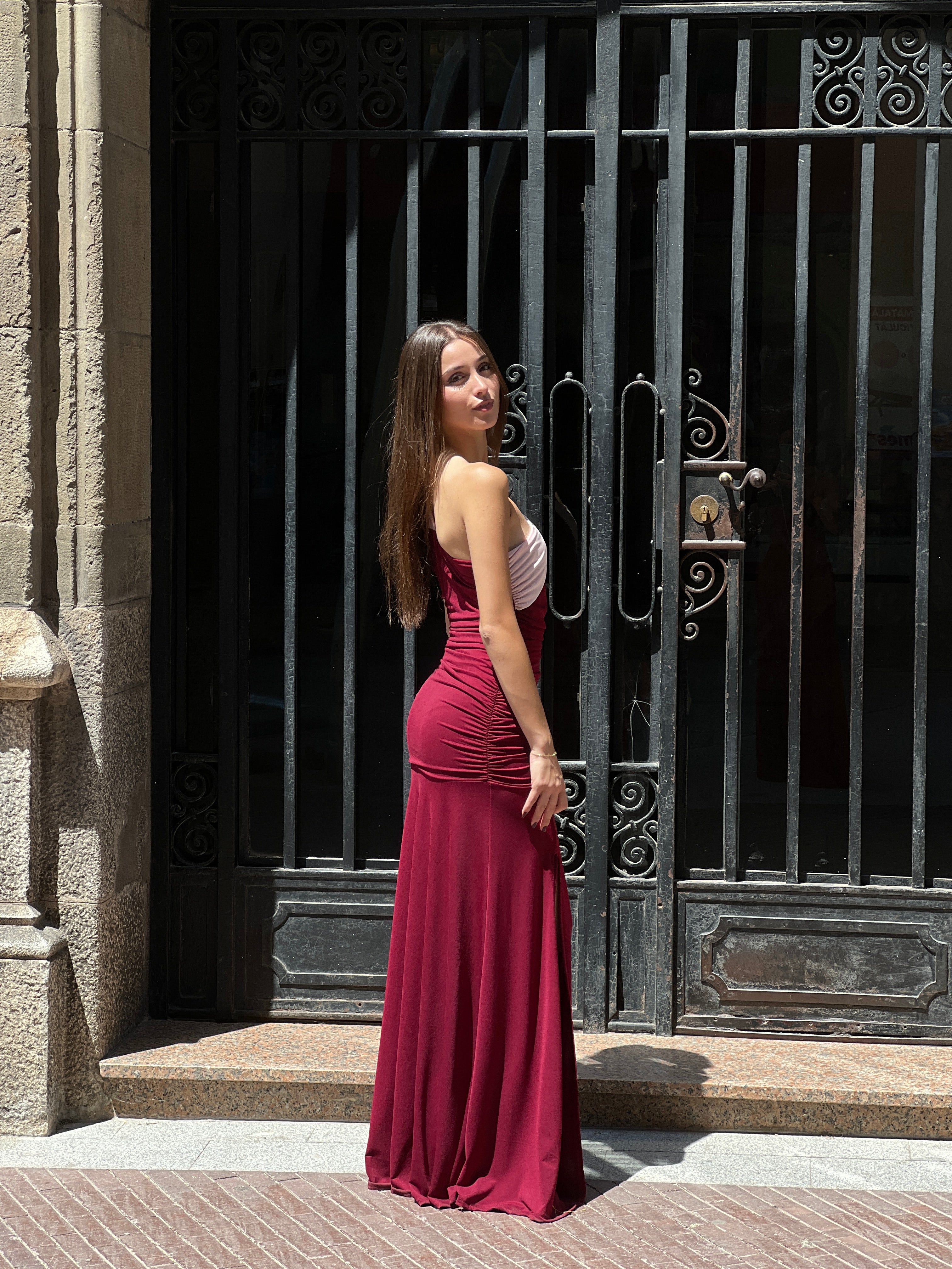 Vestido bilcolor Bianca