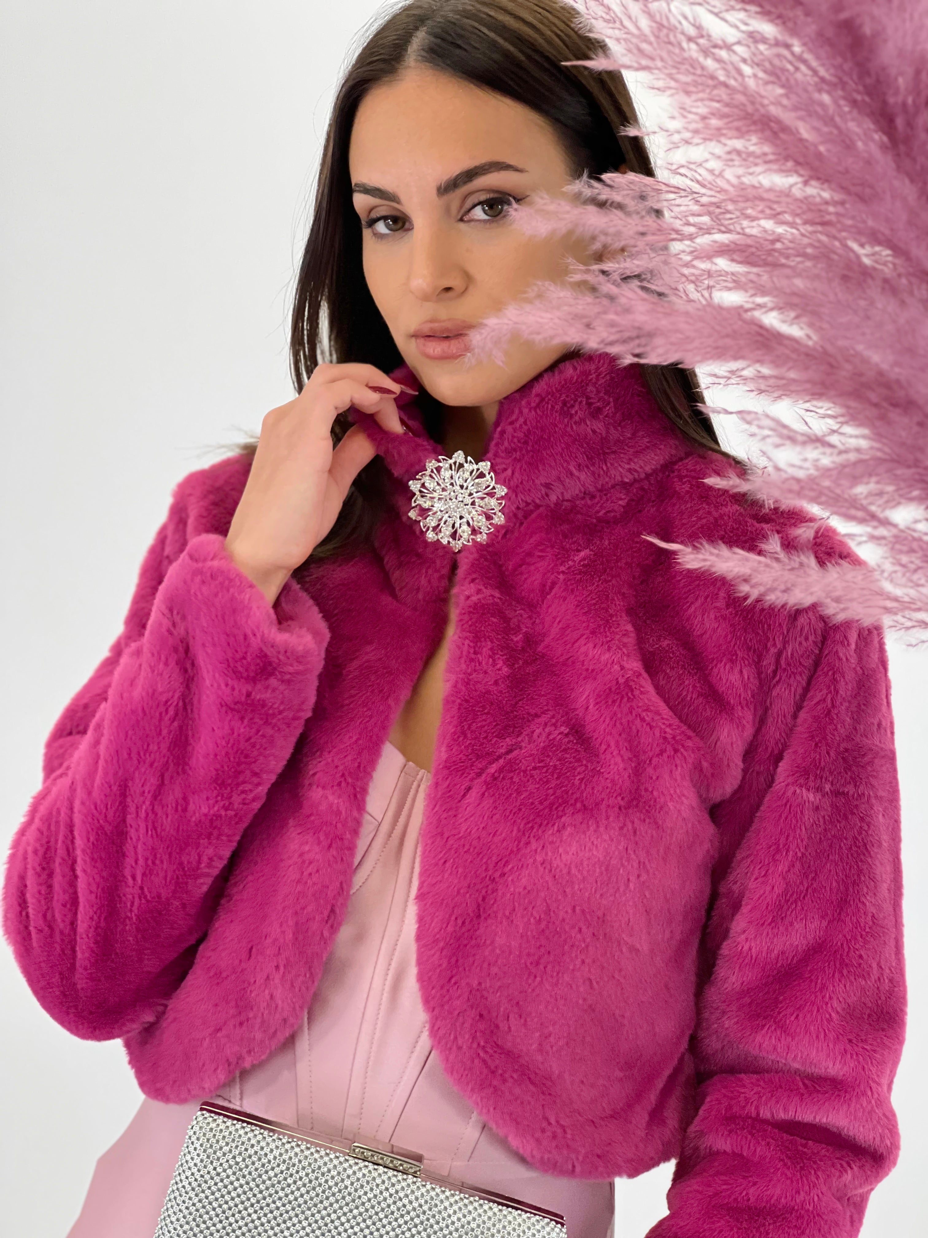 Broche floral con pedrería - Zebra&Maduixa®