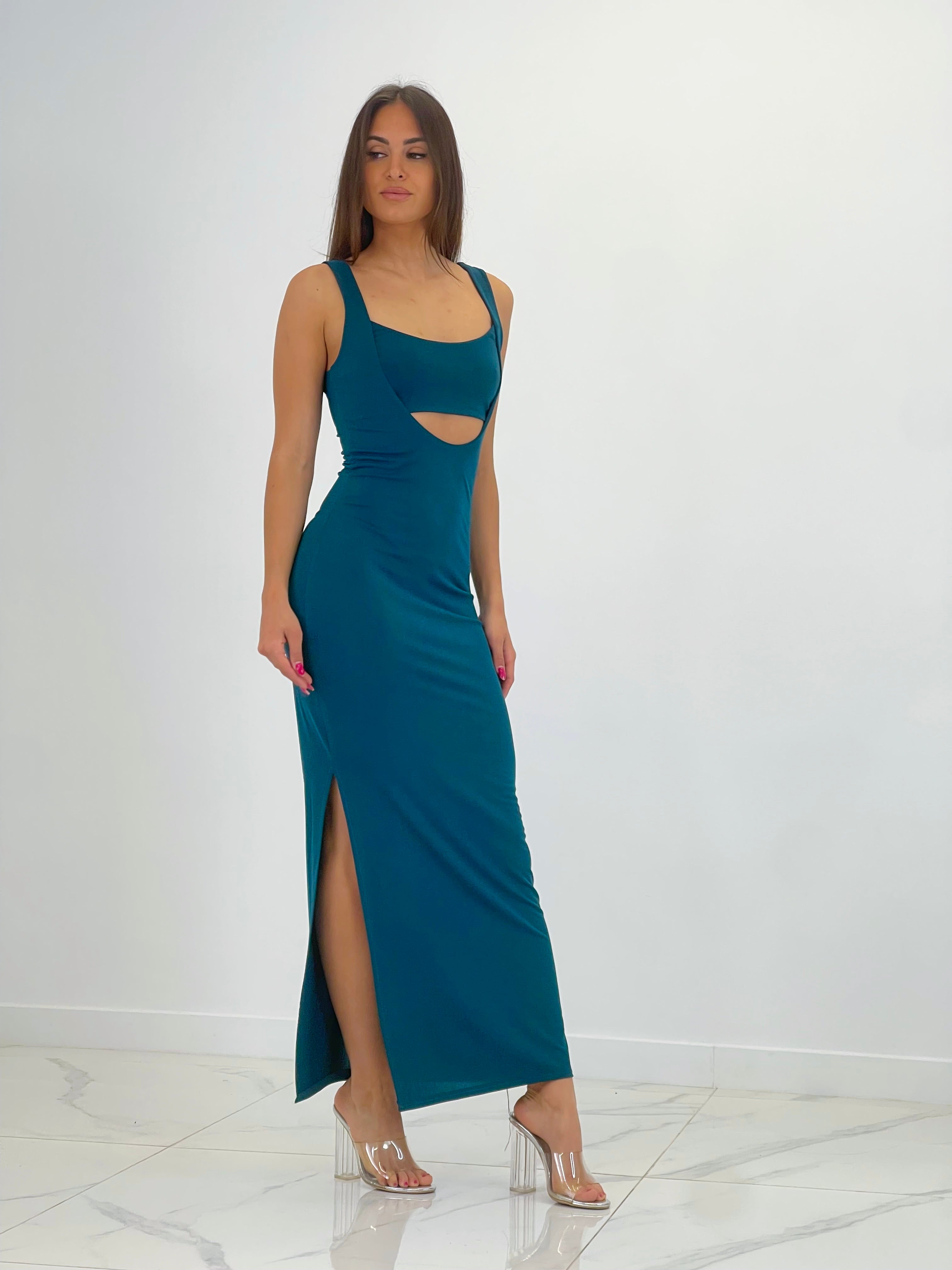 Vestido maxi bralette