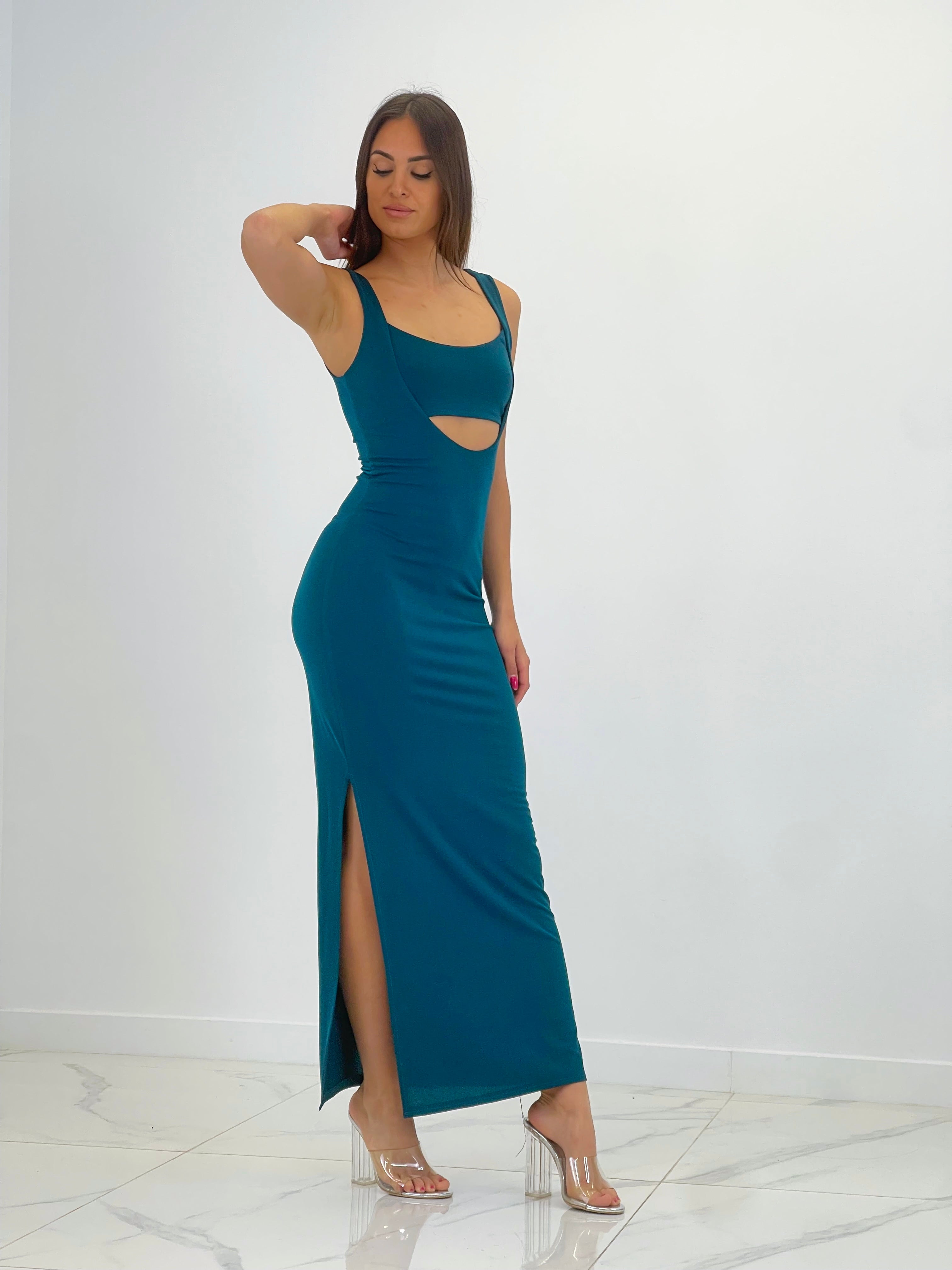 Vestido maxi bralette