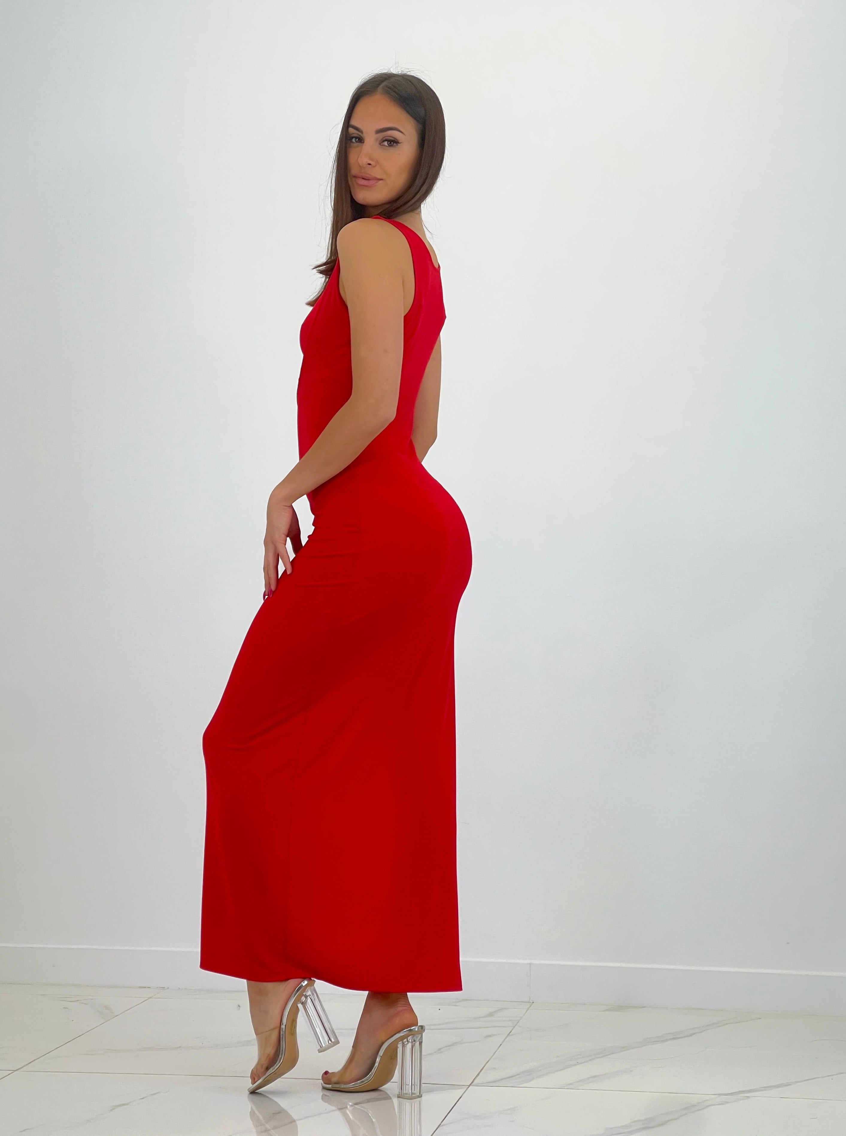 Vestido maxi bralette