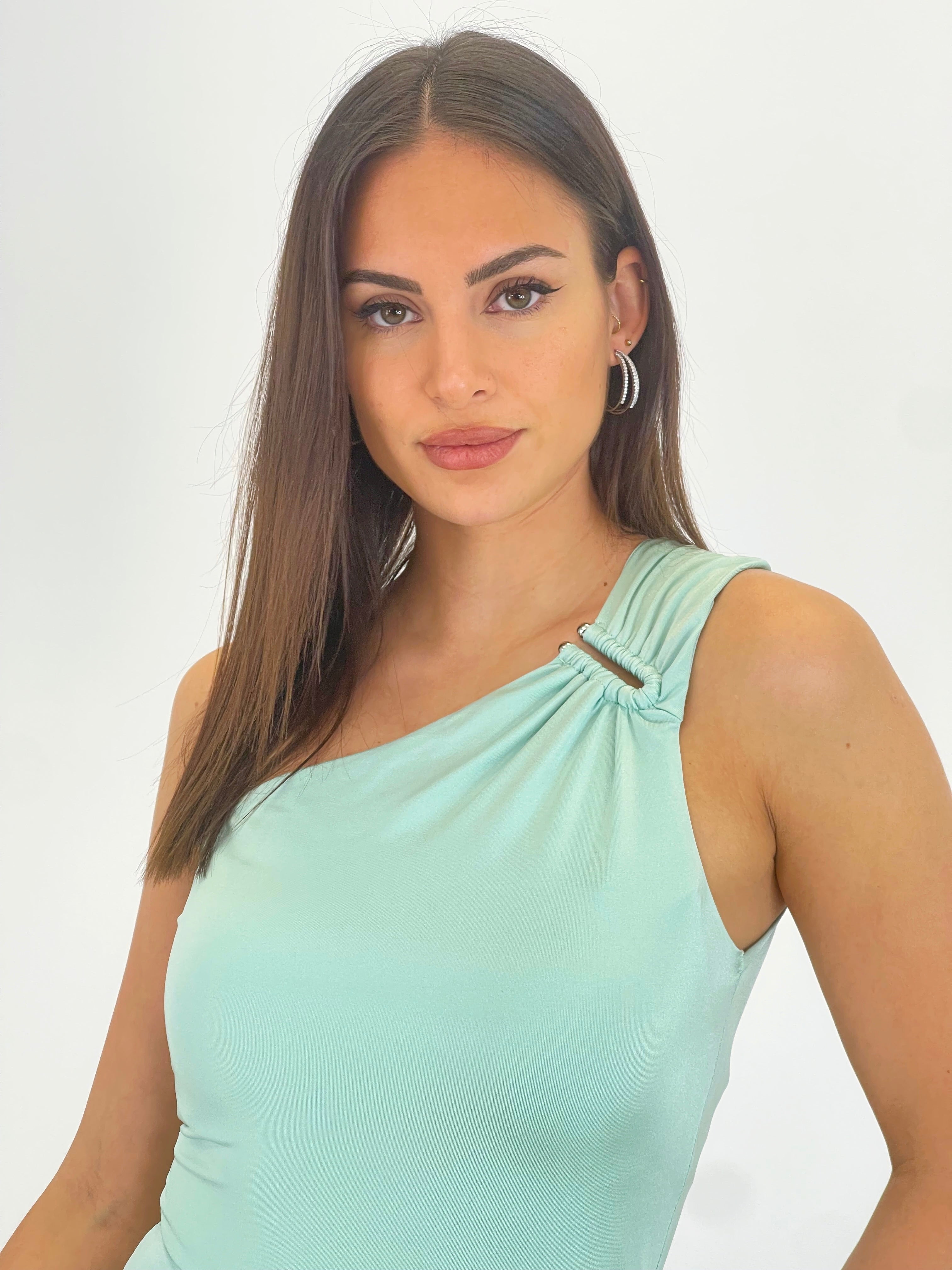 Vestido asimétrico cut out Selena - Zebra&Maduixa®