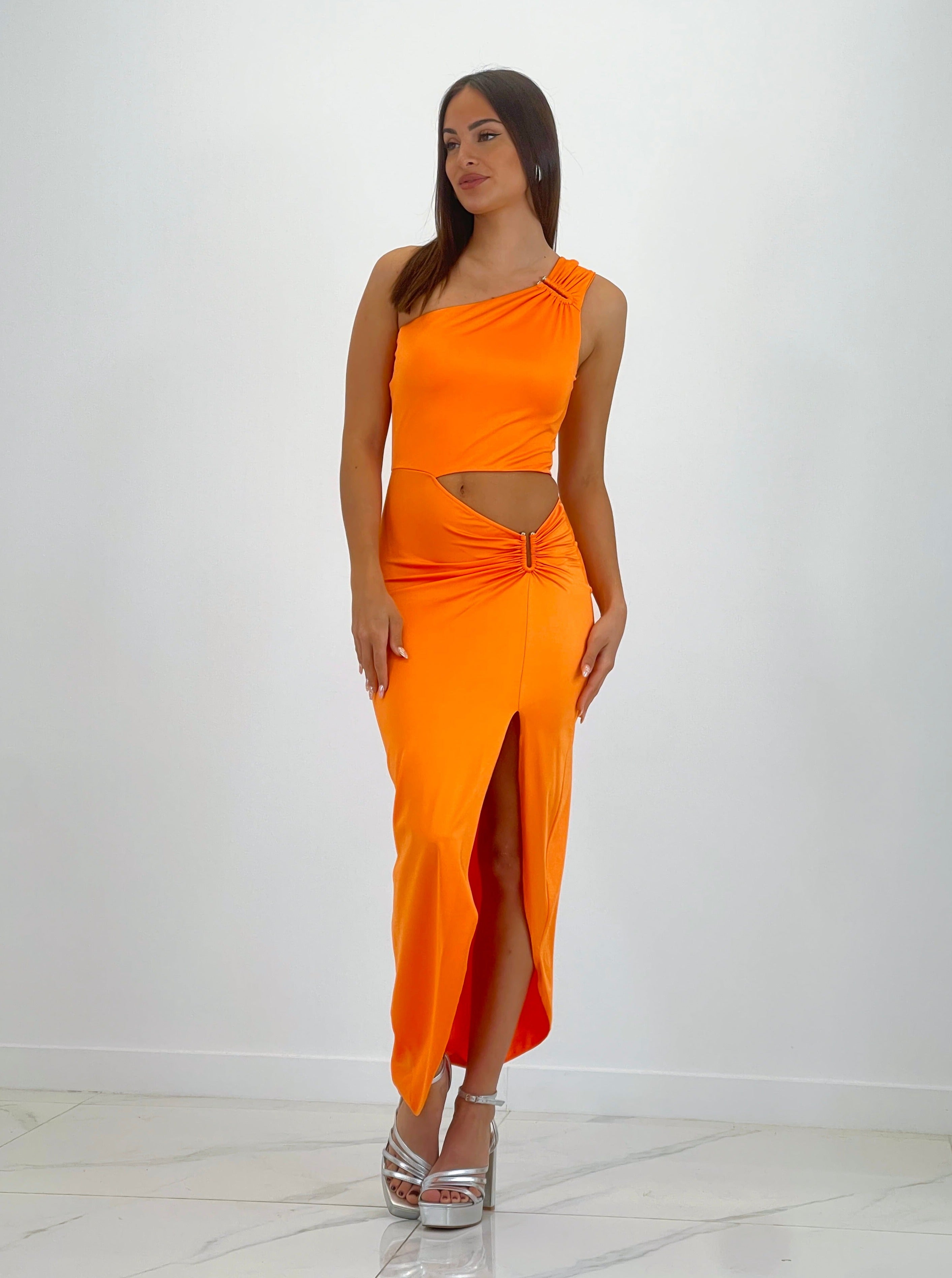 Vestido asimétrico cut out Selena - Zebra&Maduixa®