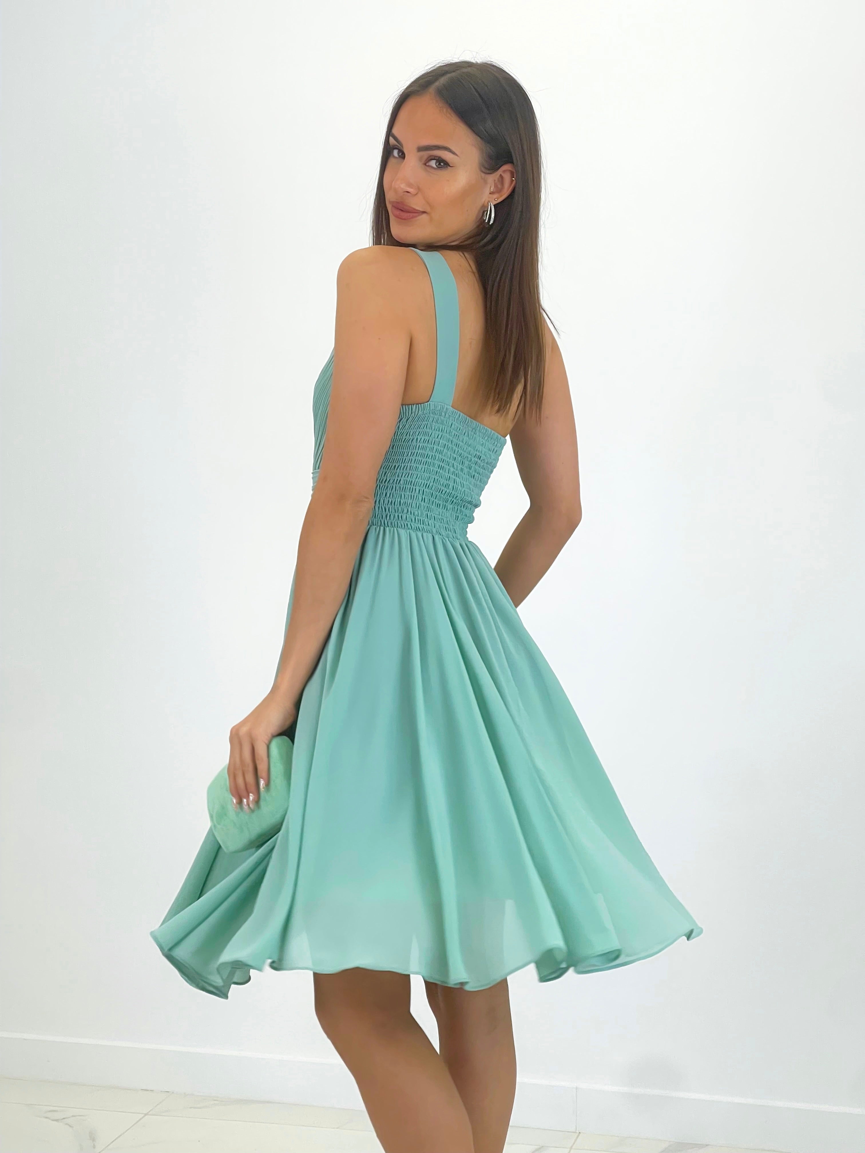 Vestido drapeado romano Corto - Zebra&Maduixa®