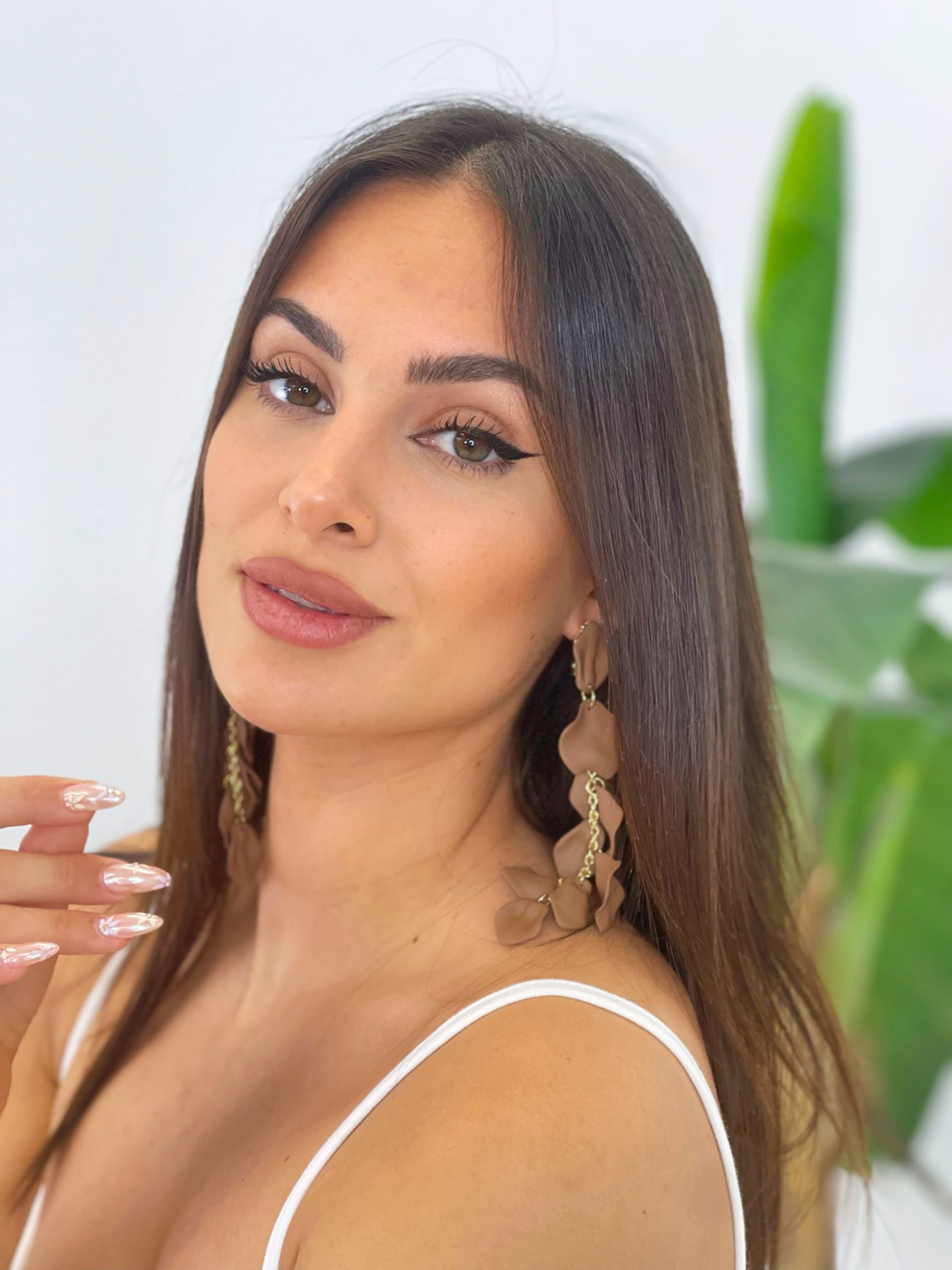 Pendientes pétalos cascada - Zebra&Maduixa®