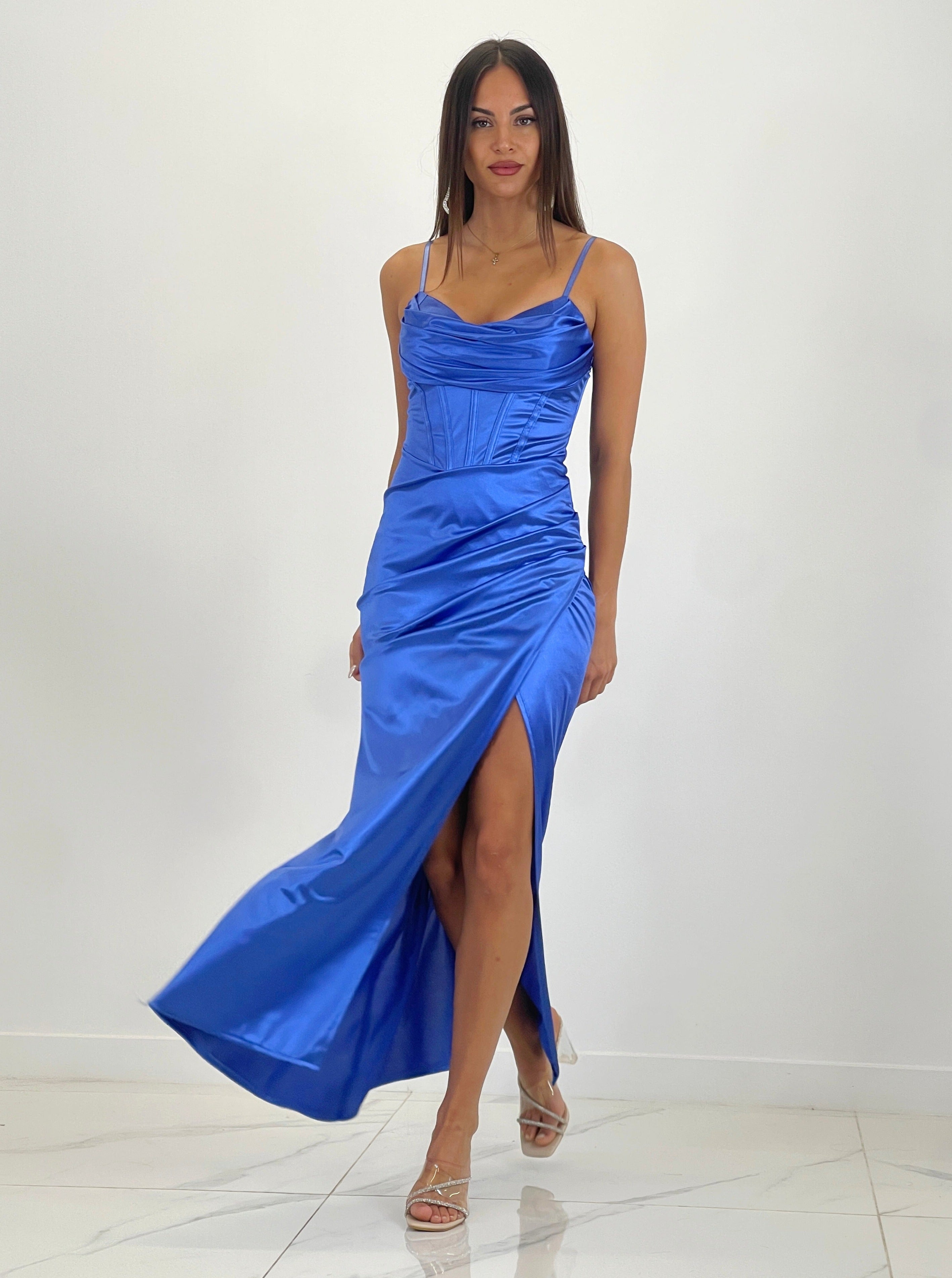 Vestido satinado corset Aroa - Zebra&Maduixa®