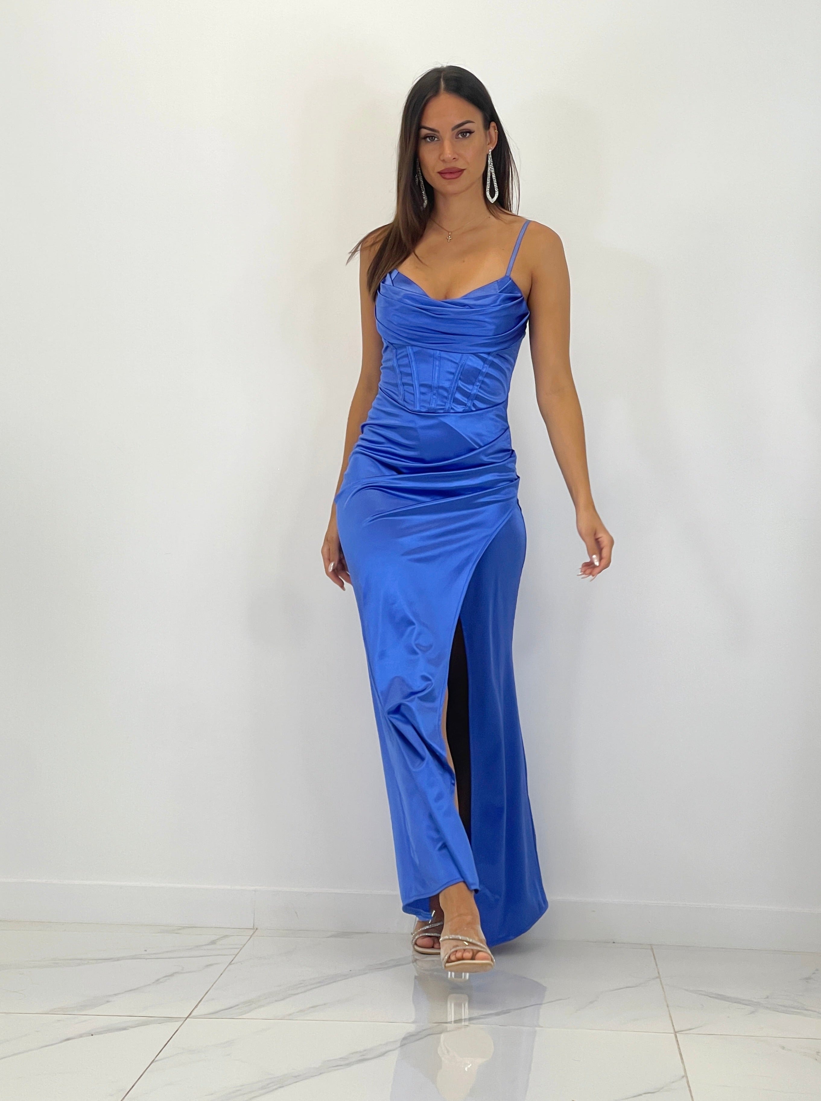 Vestido satinado corset Aroa - Zebra&Maduixa®