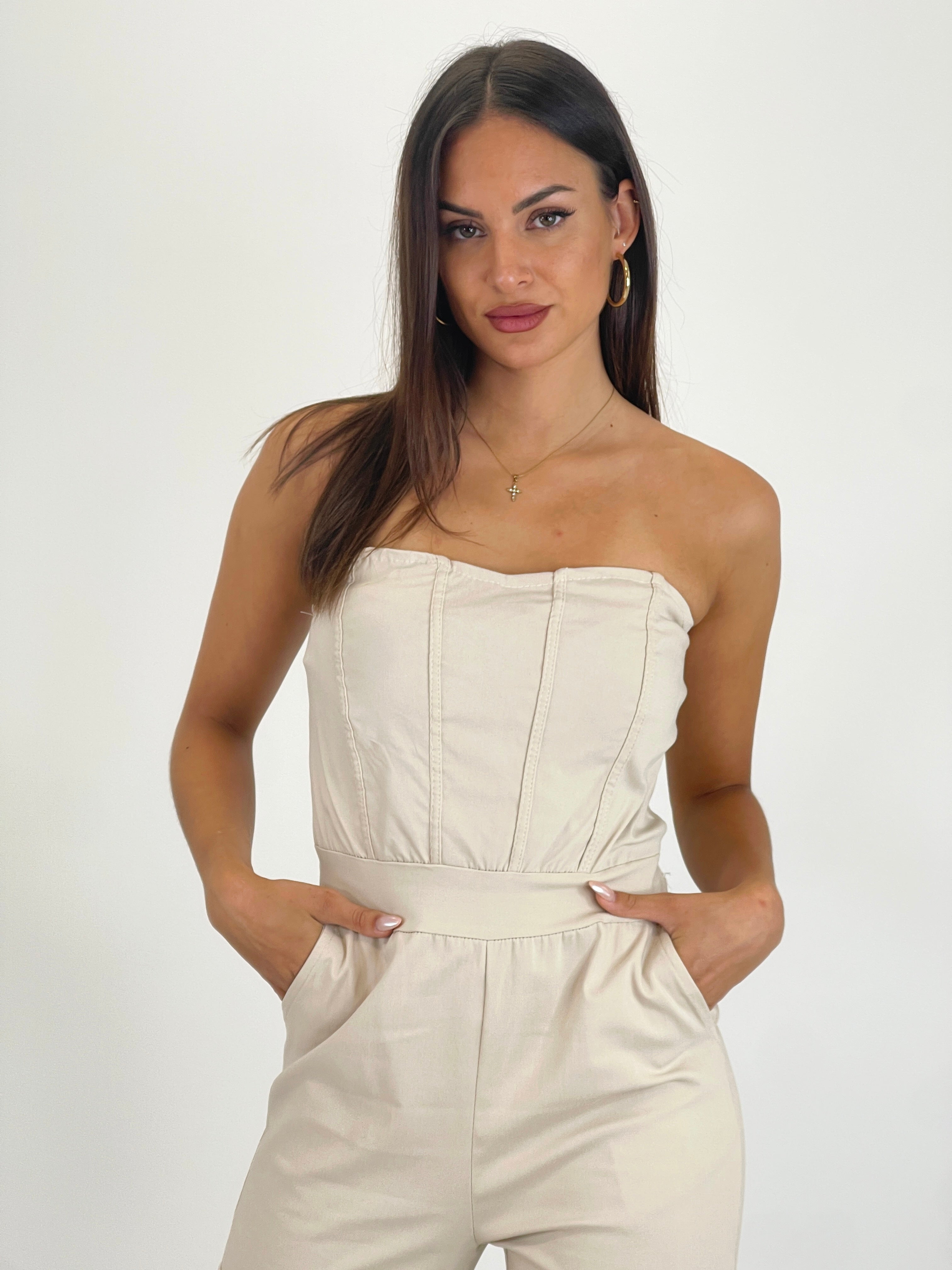 Mono corsé cargo Janis