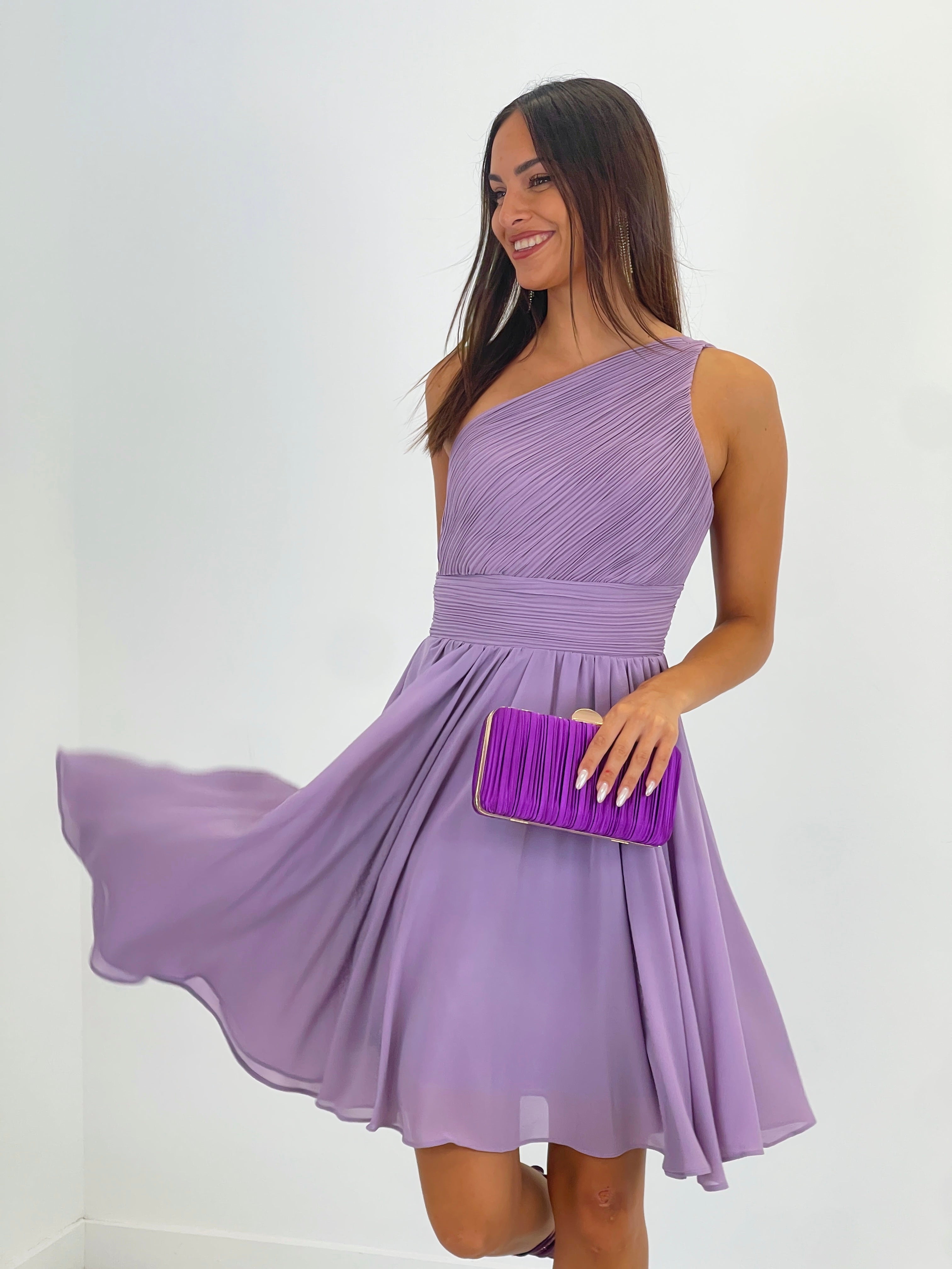 Vestido drapeado romano Corto - Zebra&Maduixa®