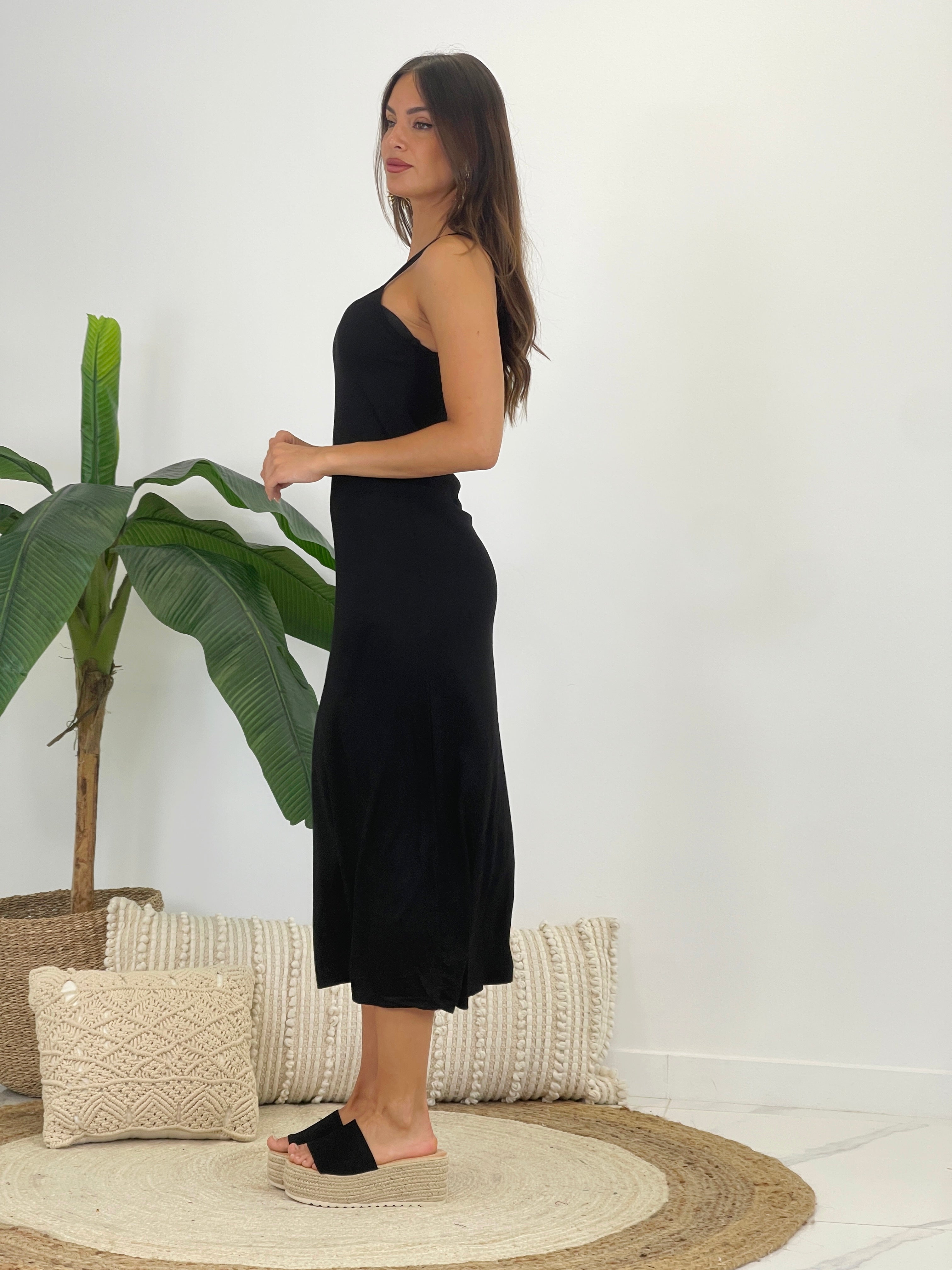 Vestido básico forro