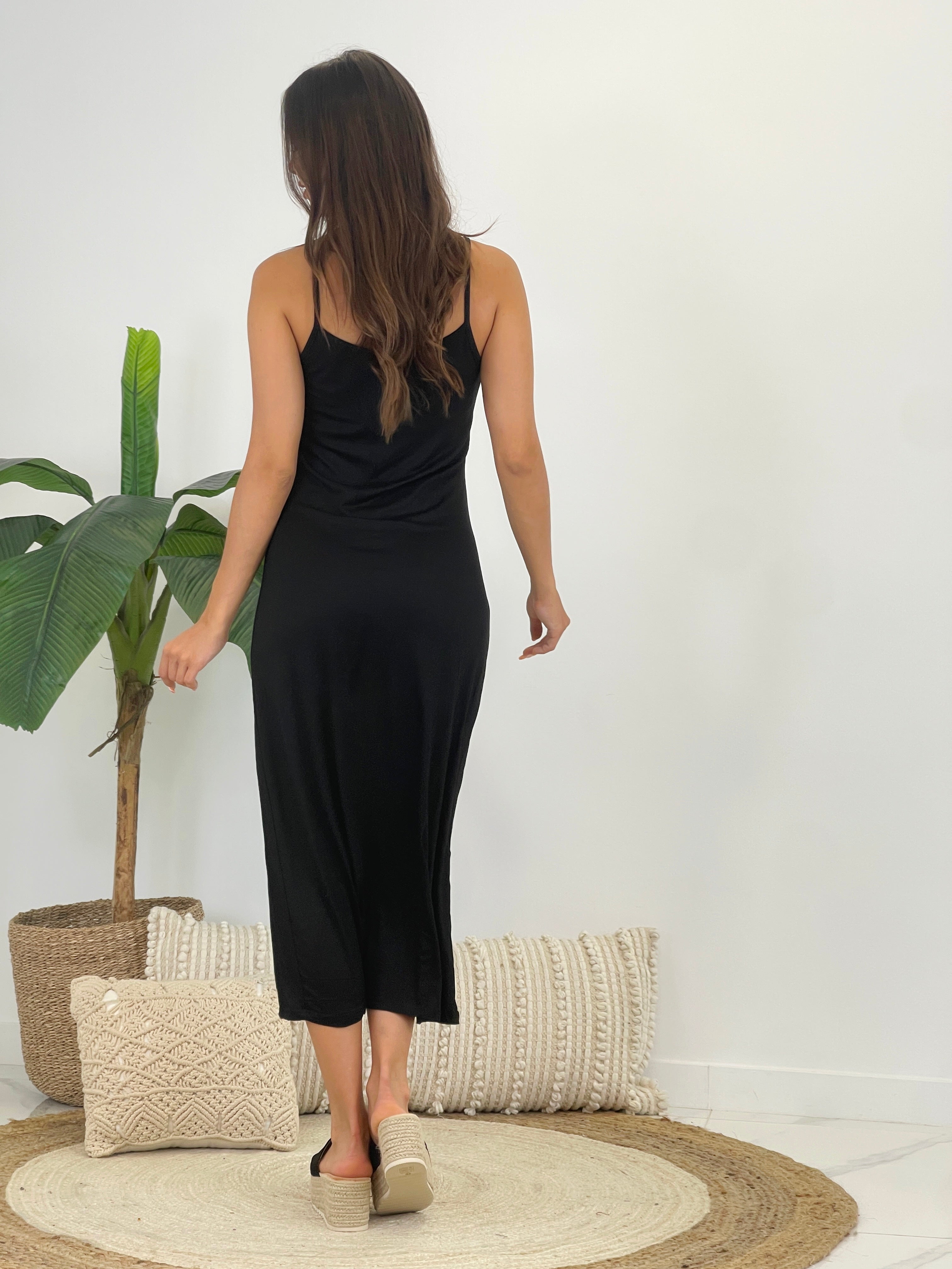 Vestido básico forro