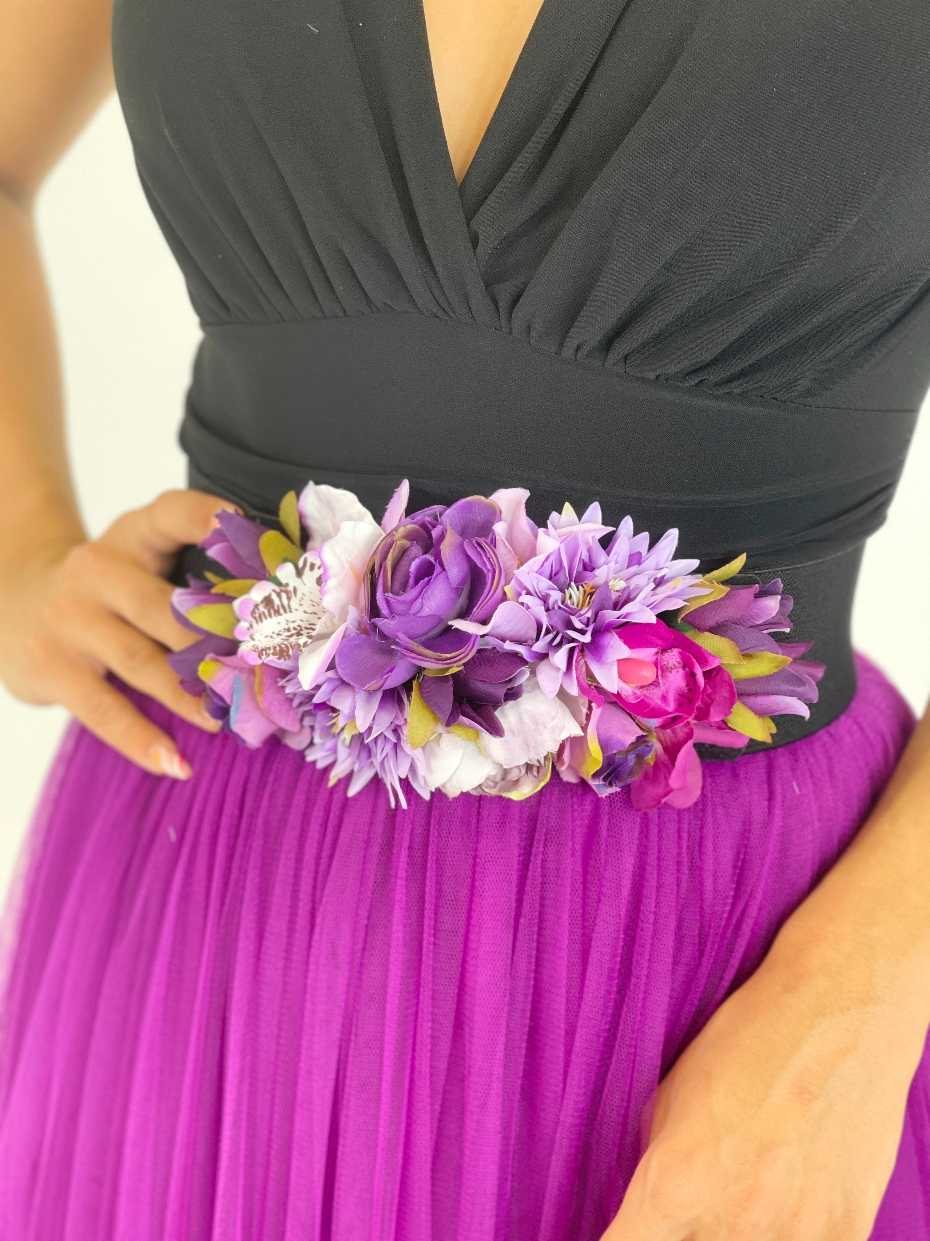 Cinturón floral goma - Zebra&Maduixa®