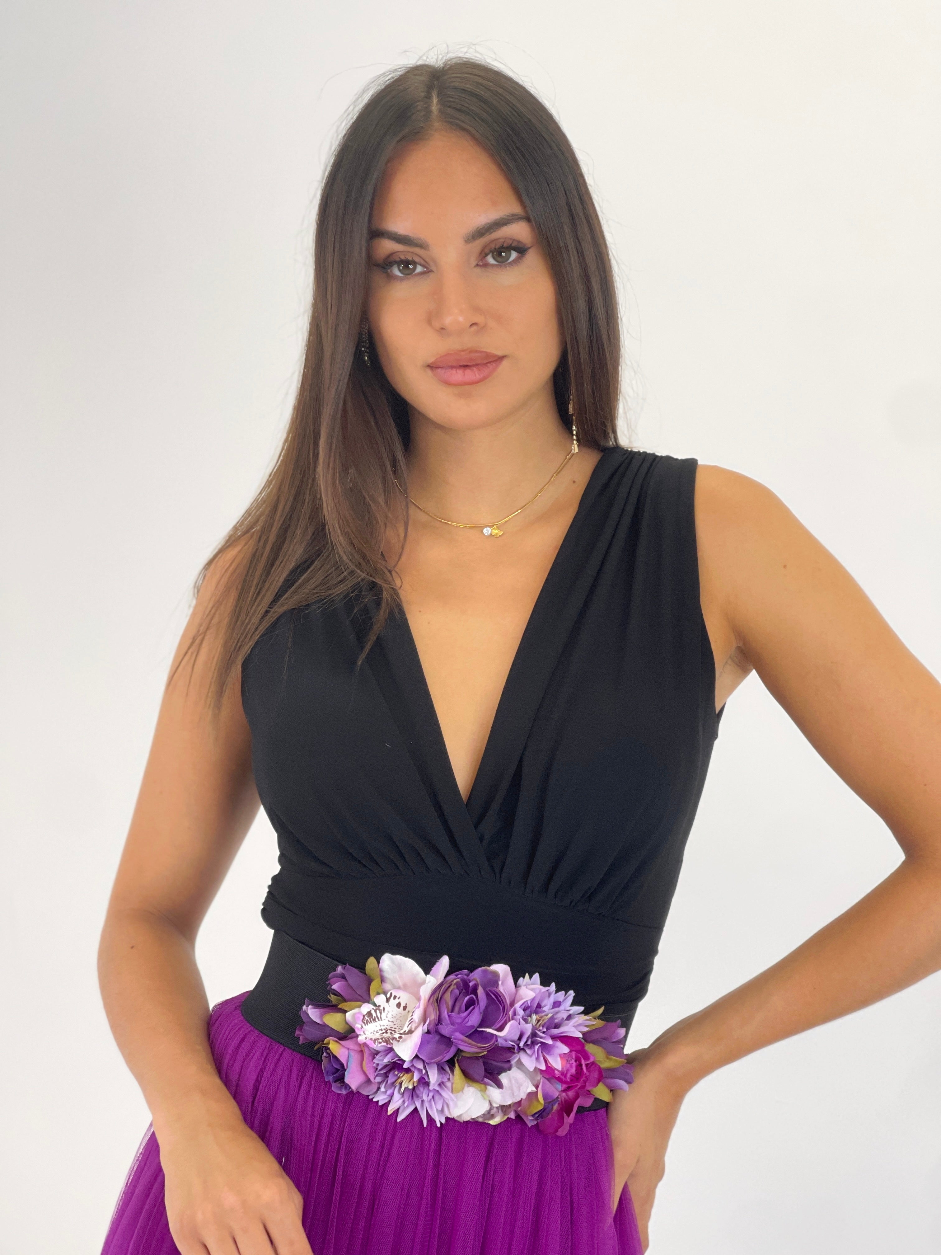 Body escote pronuncido Olivia - Zebra&Maduixa®