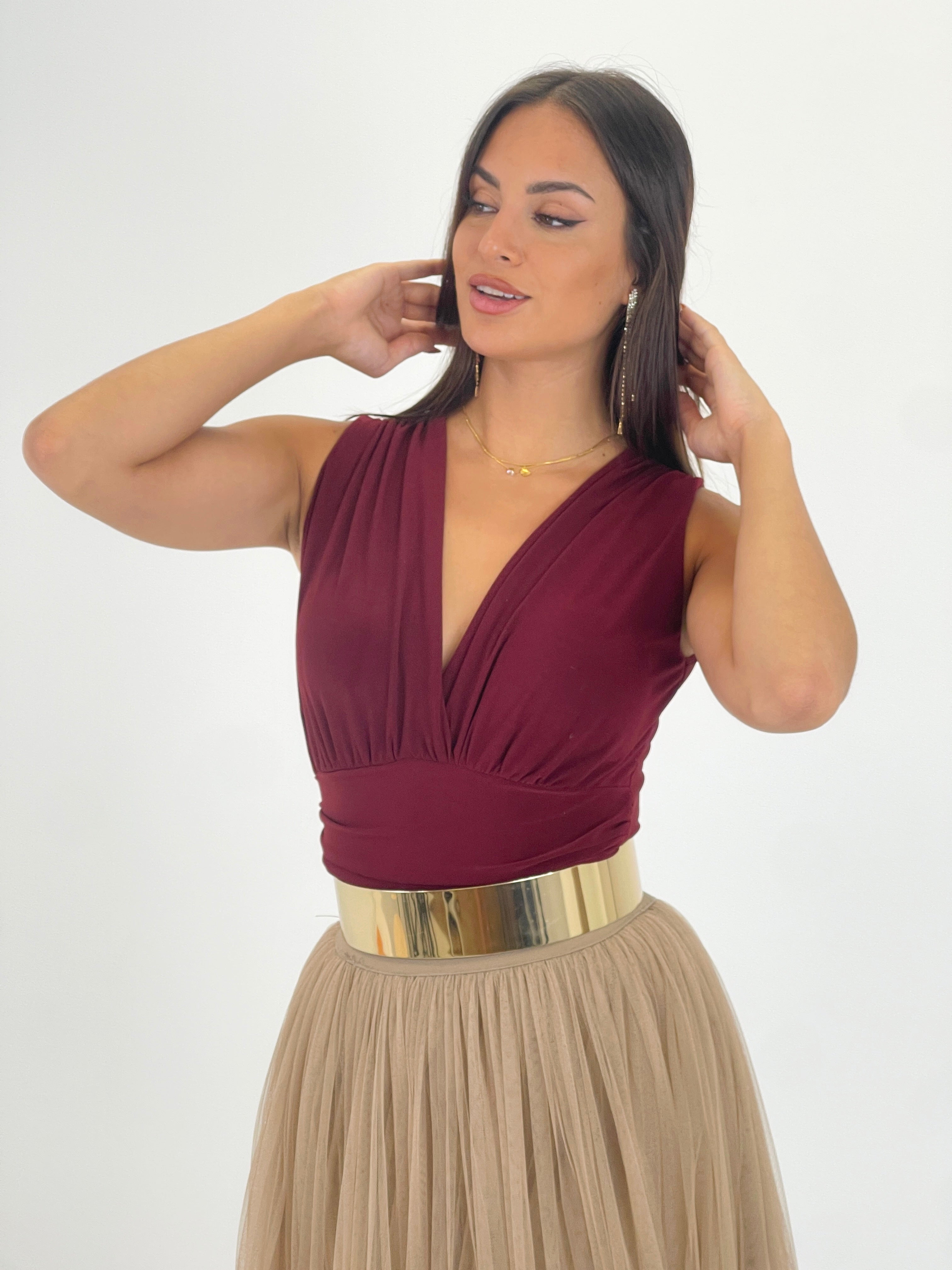 Body escote pronuncido Olivia - Zebra&Maduixa®