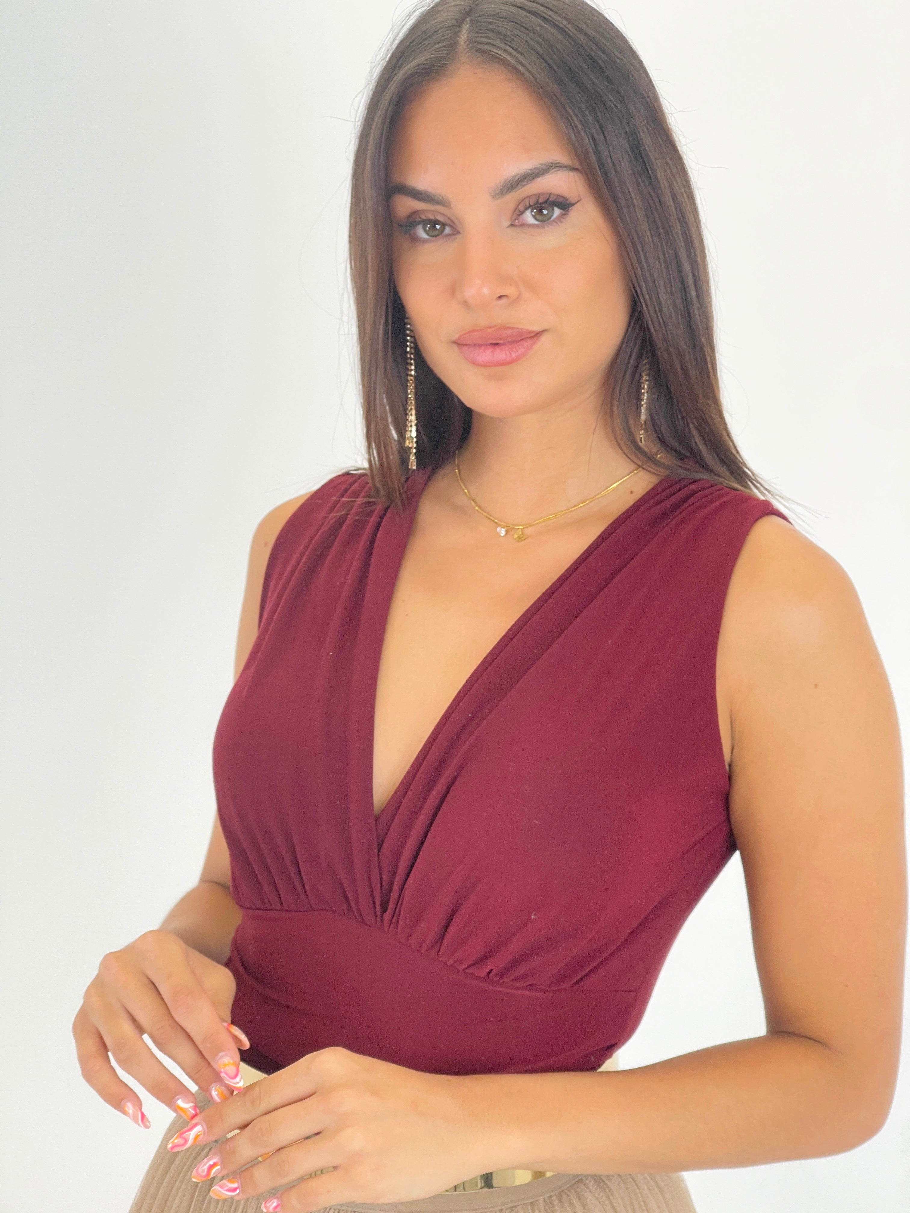 Body escote pronuncido Olivia - Zebra&Maduixa®