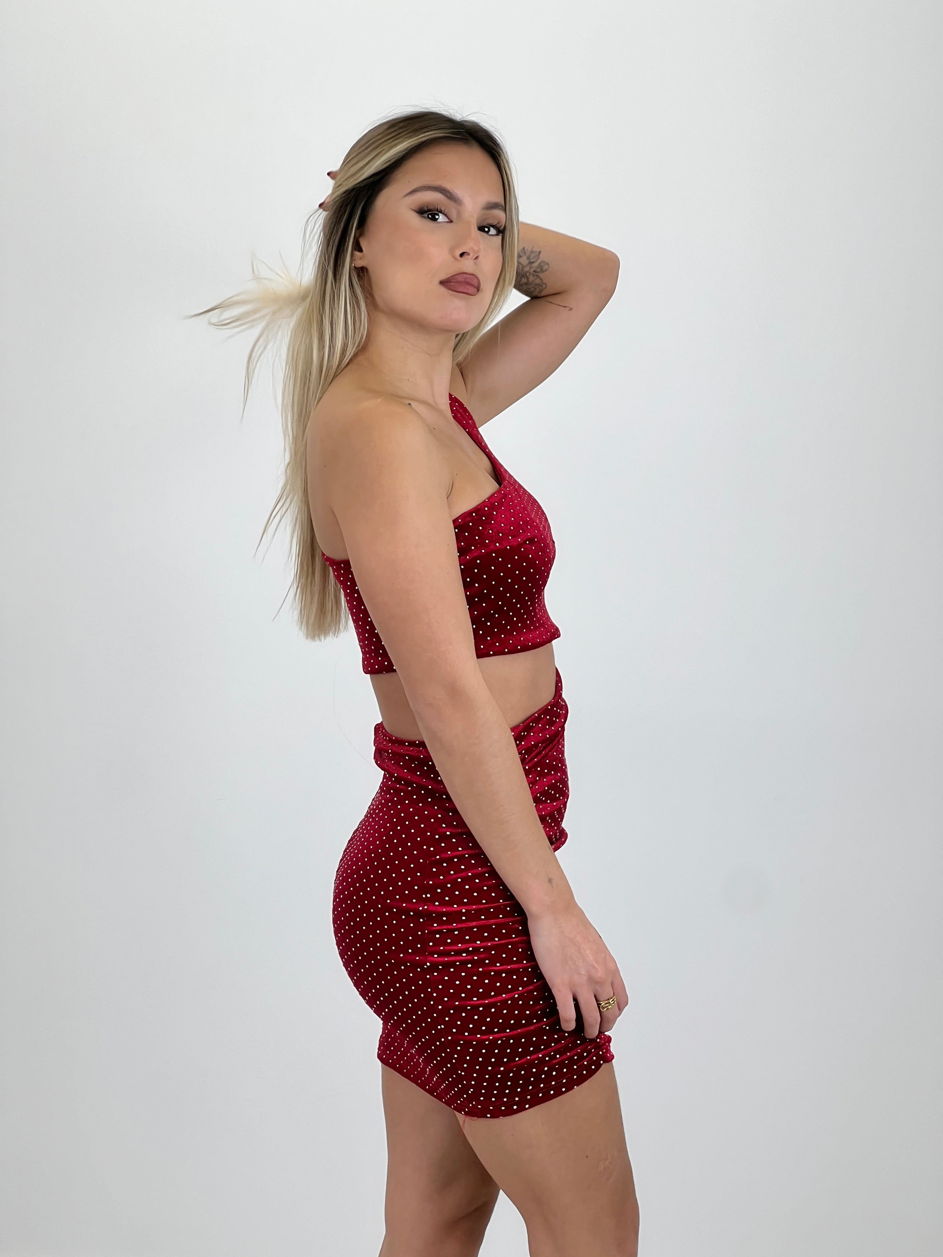 Vestido terciopelo asimétrico - Zebra&Maduixa®