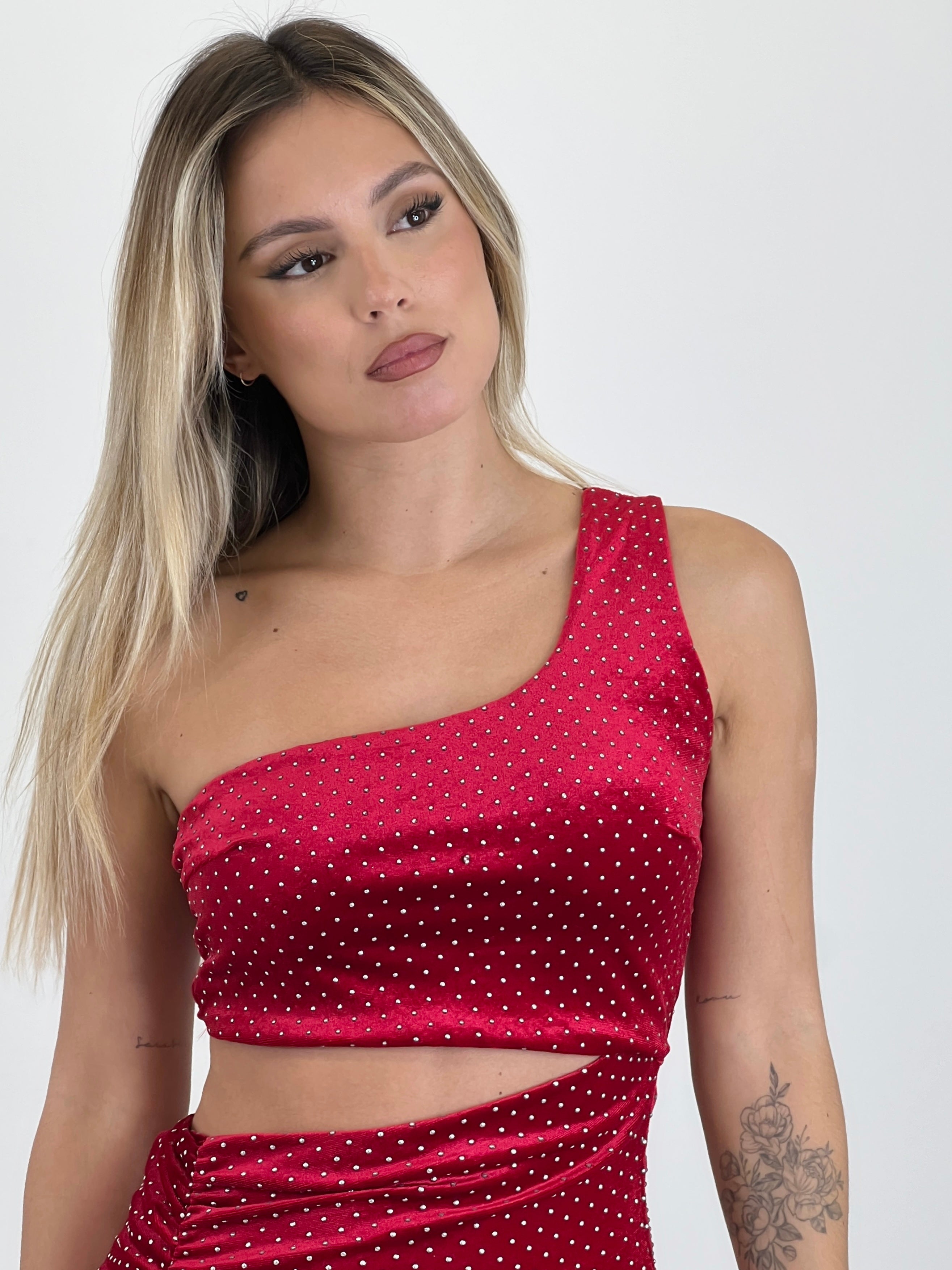 Vestido terciopelo asimétrico - Zebra&Maduixa®