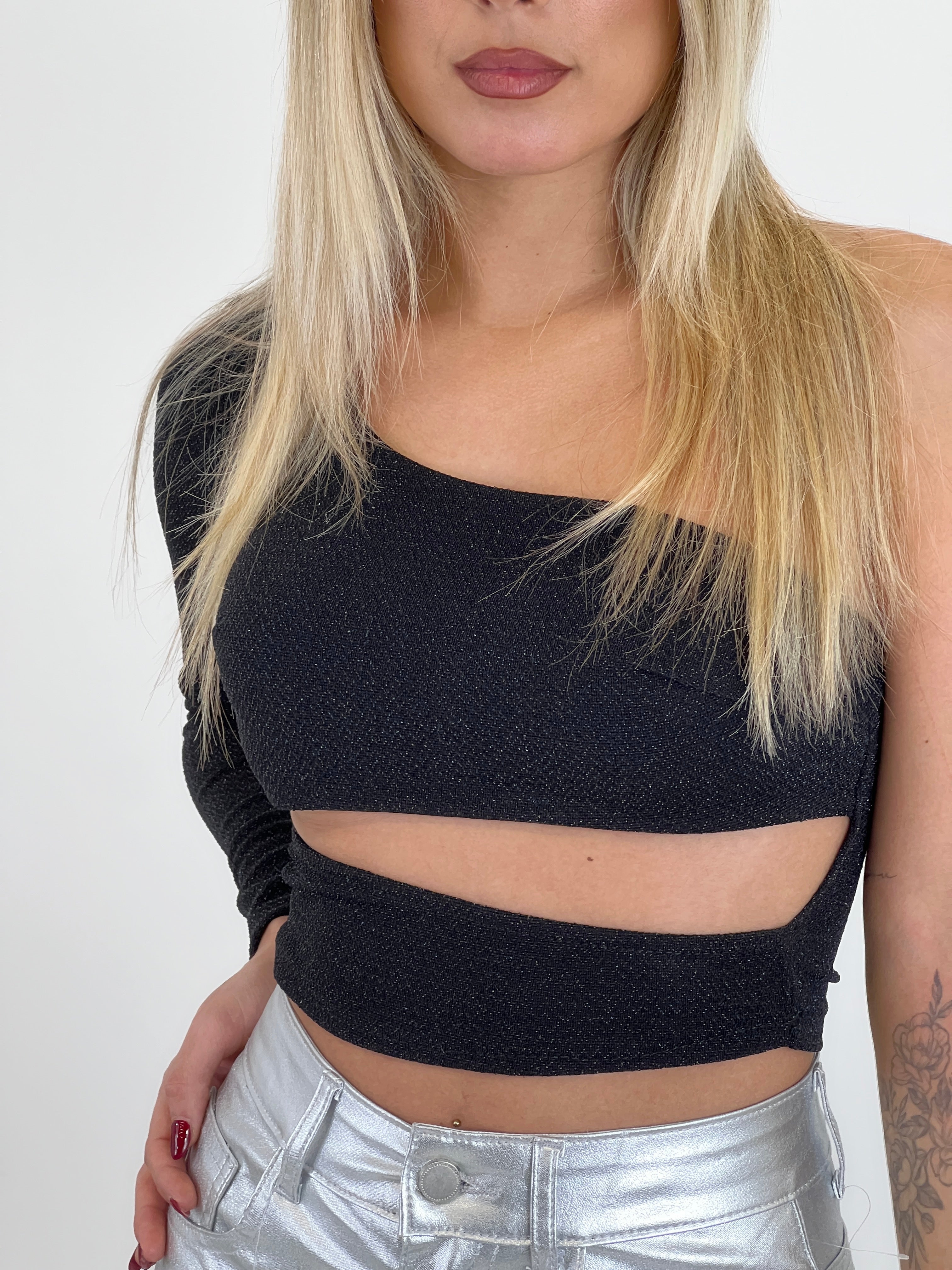 Top manga cutout lurex - Zebra&Maduixa®