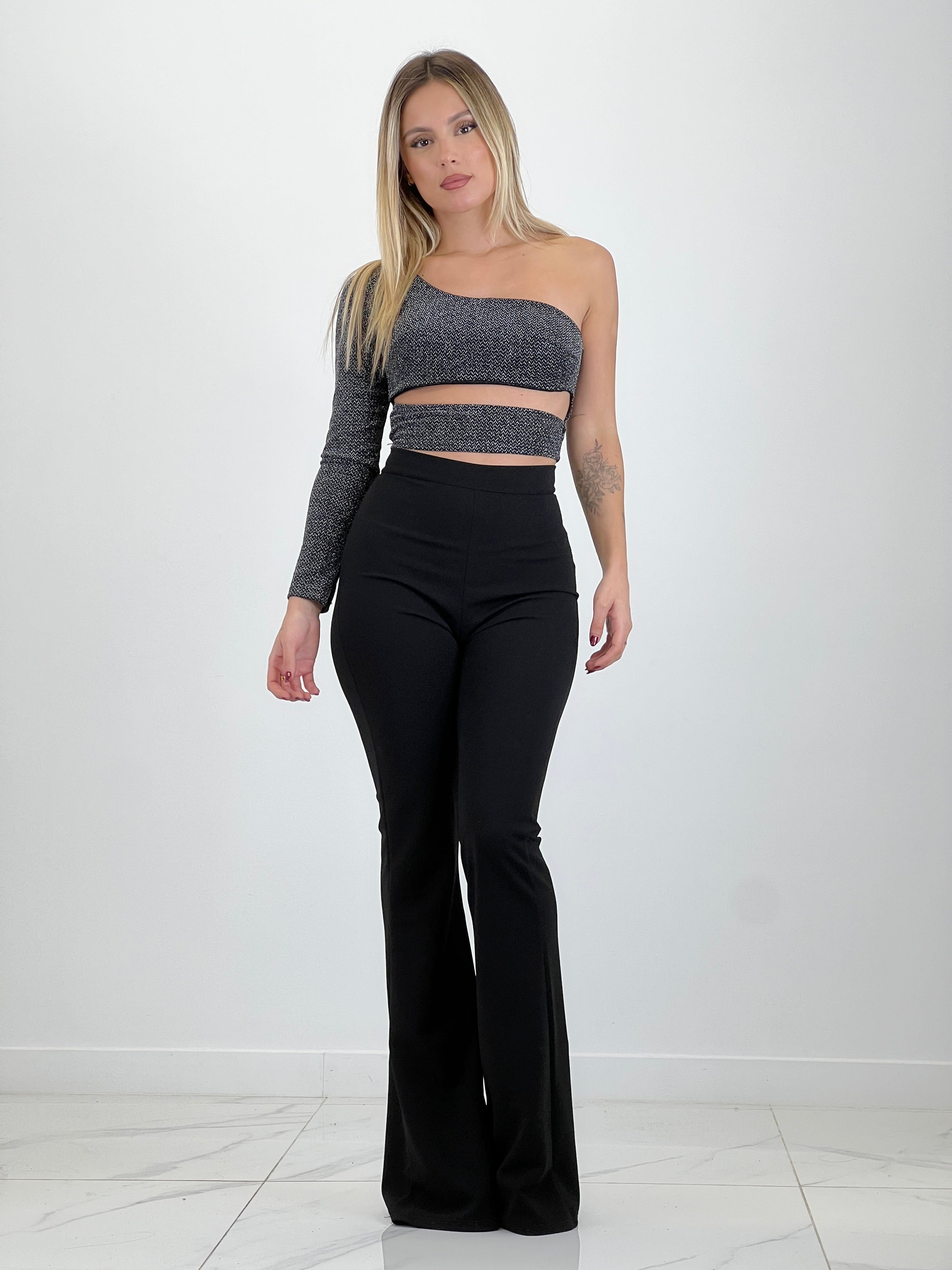 Top manga cutout lurex - Zebra&Maduixa®