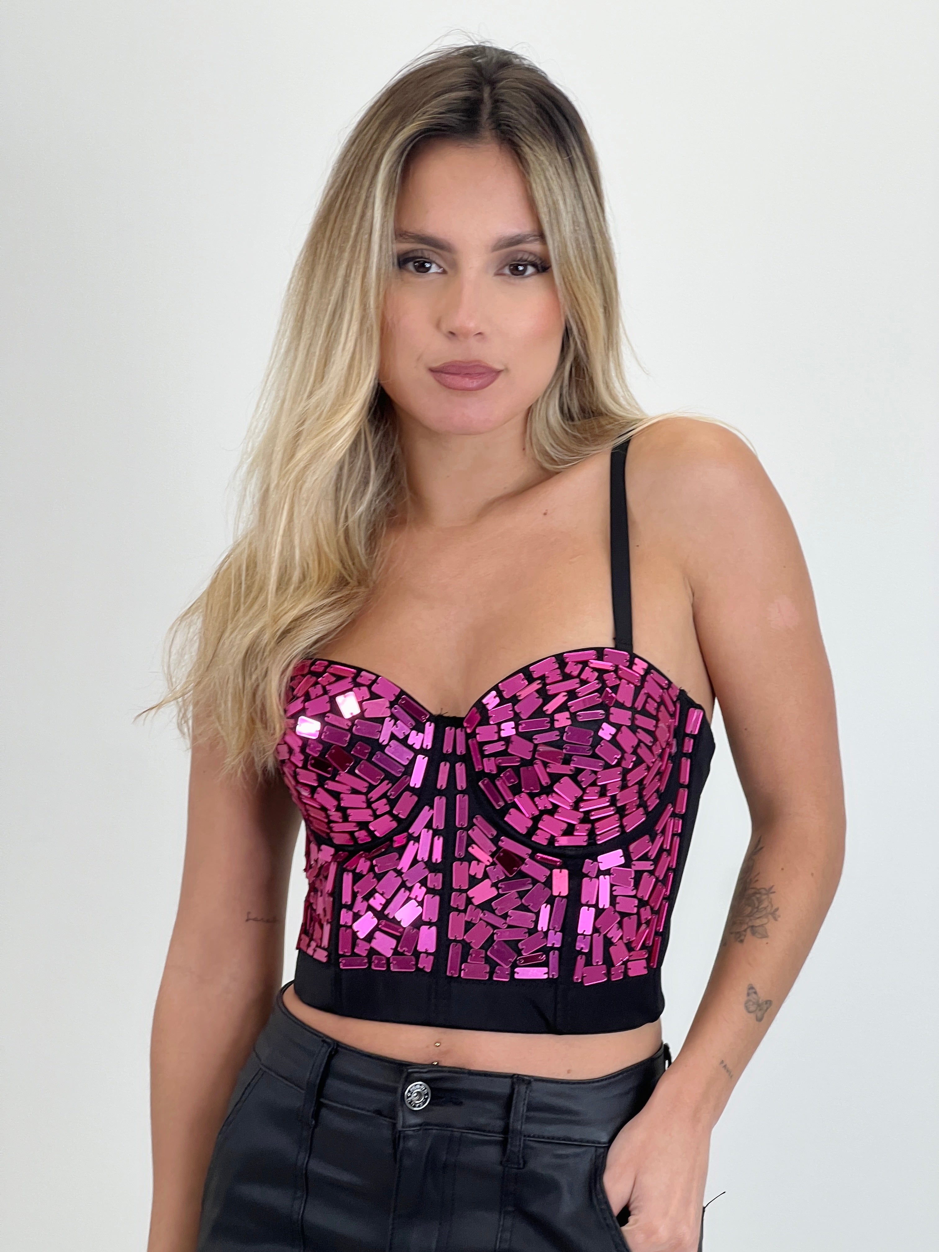 Kardashian mirror corset