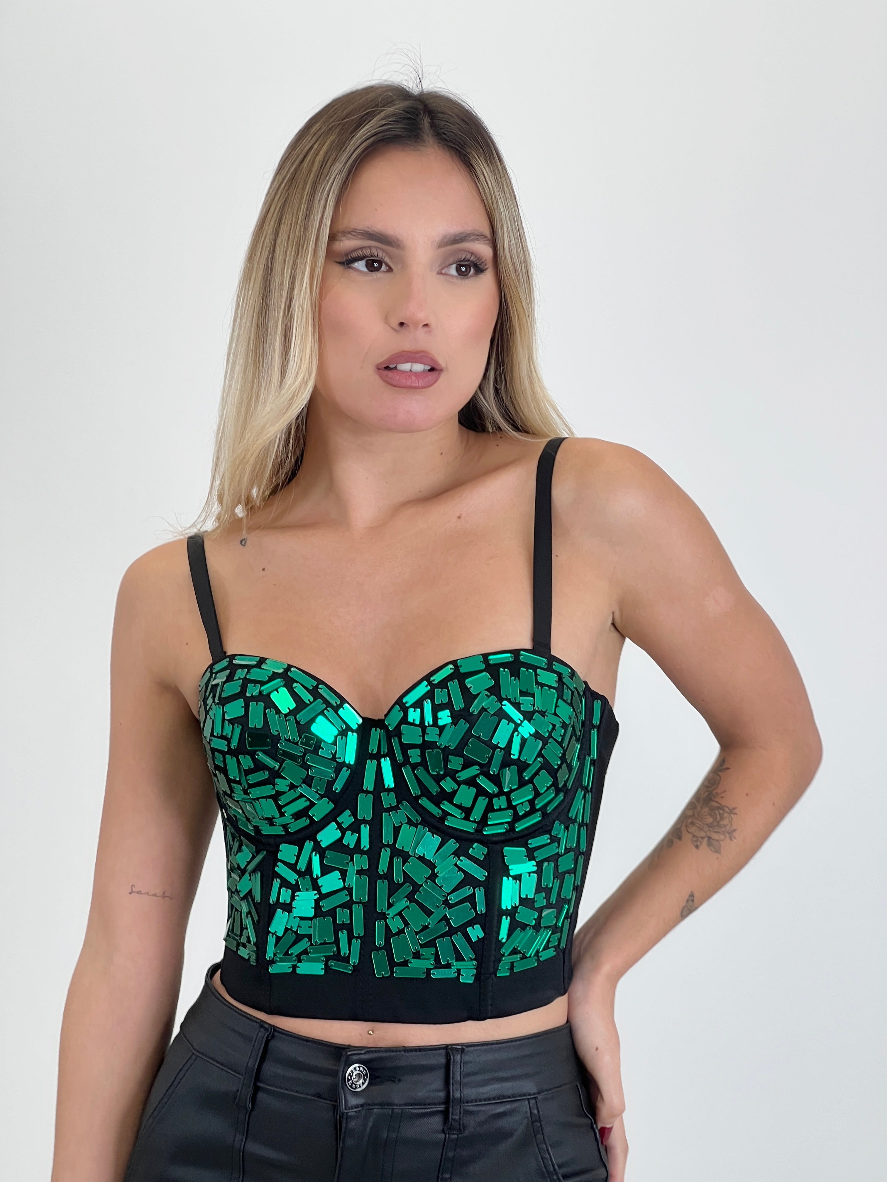 Kardashian mirror corset