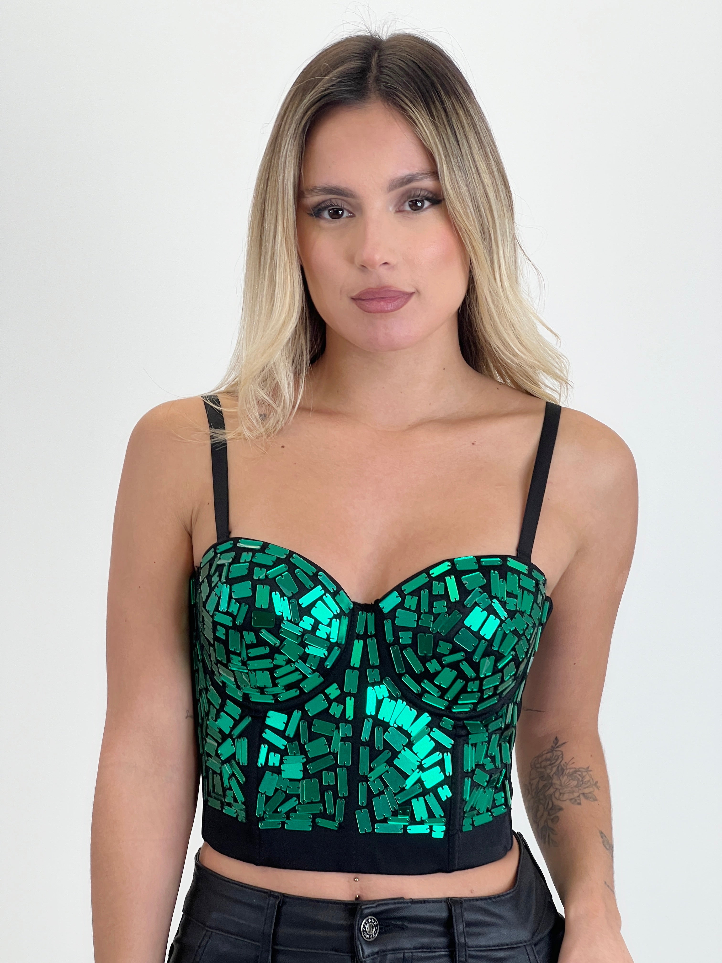 Kardashian mirror corset