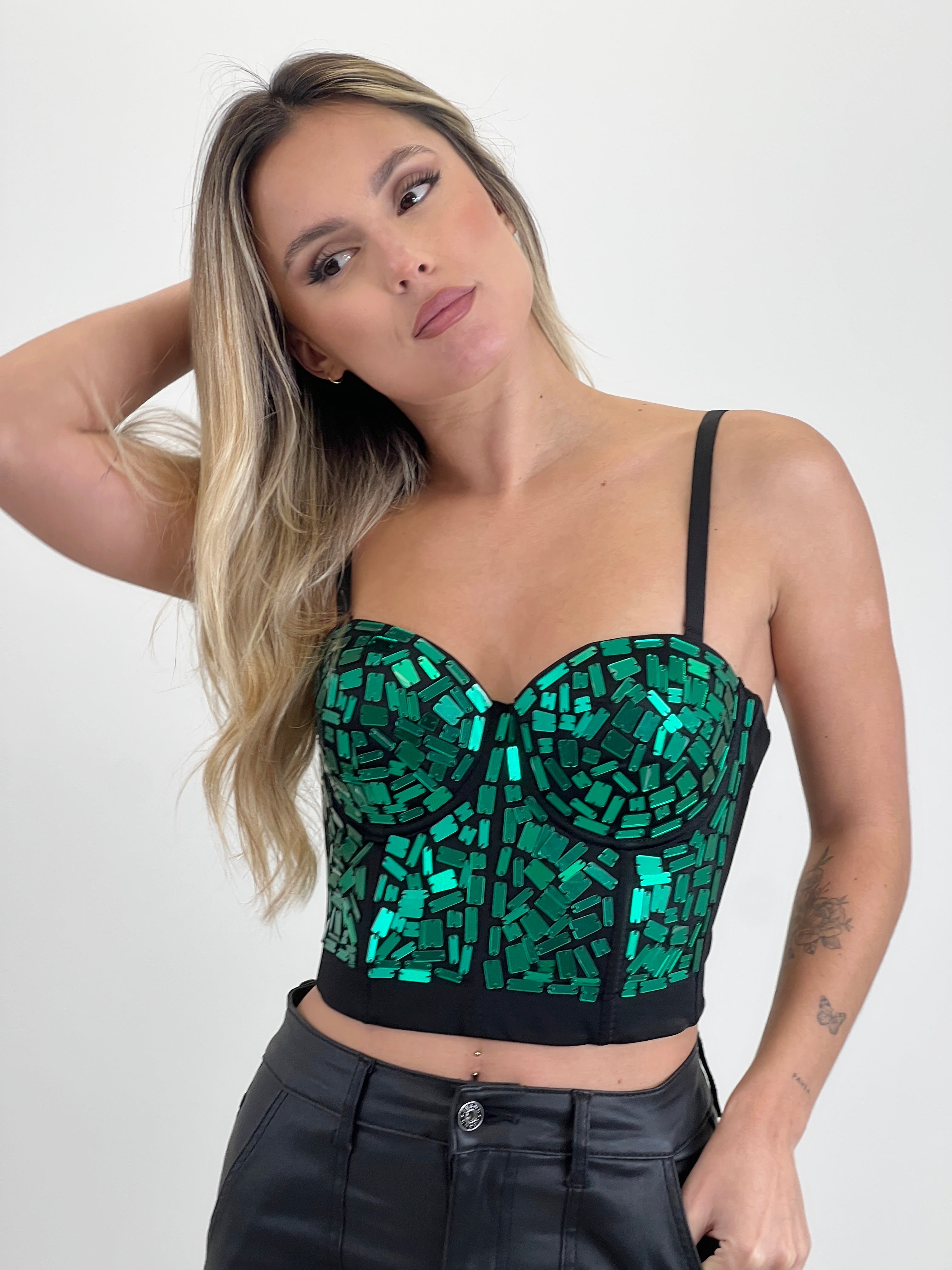 Kardashian mirror corset