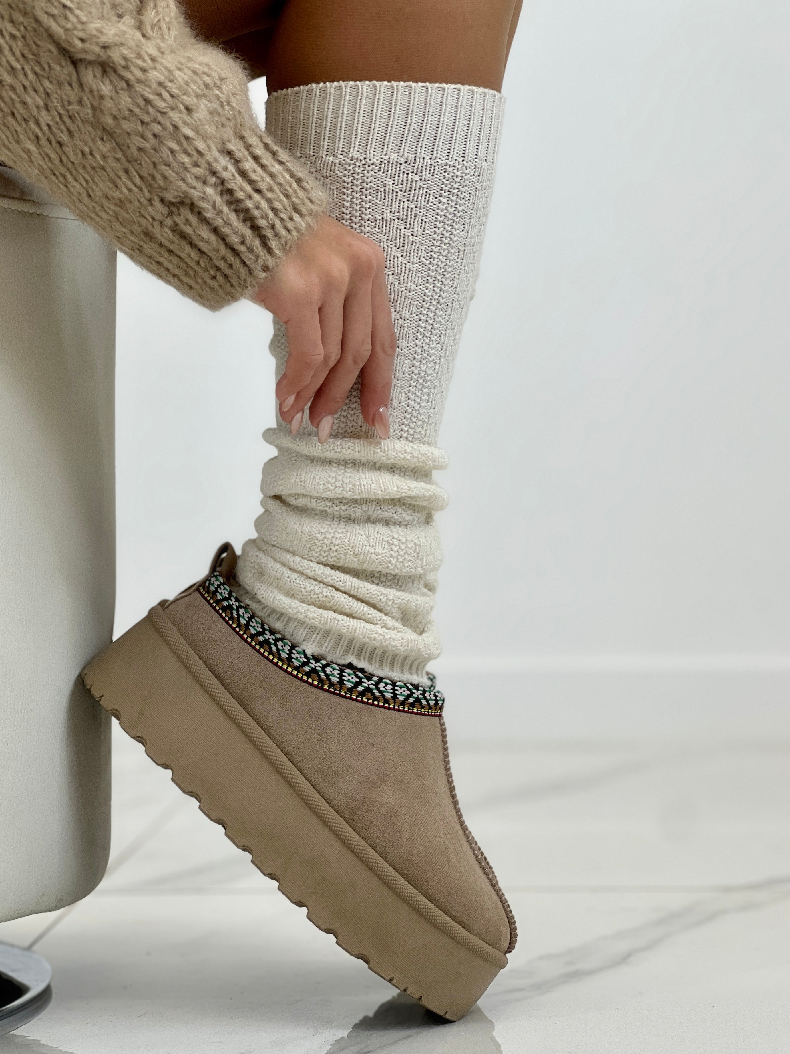 Zueco plataforma pelo - Zebra&Maduixa®