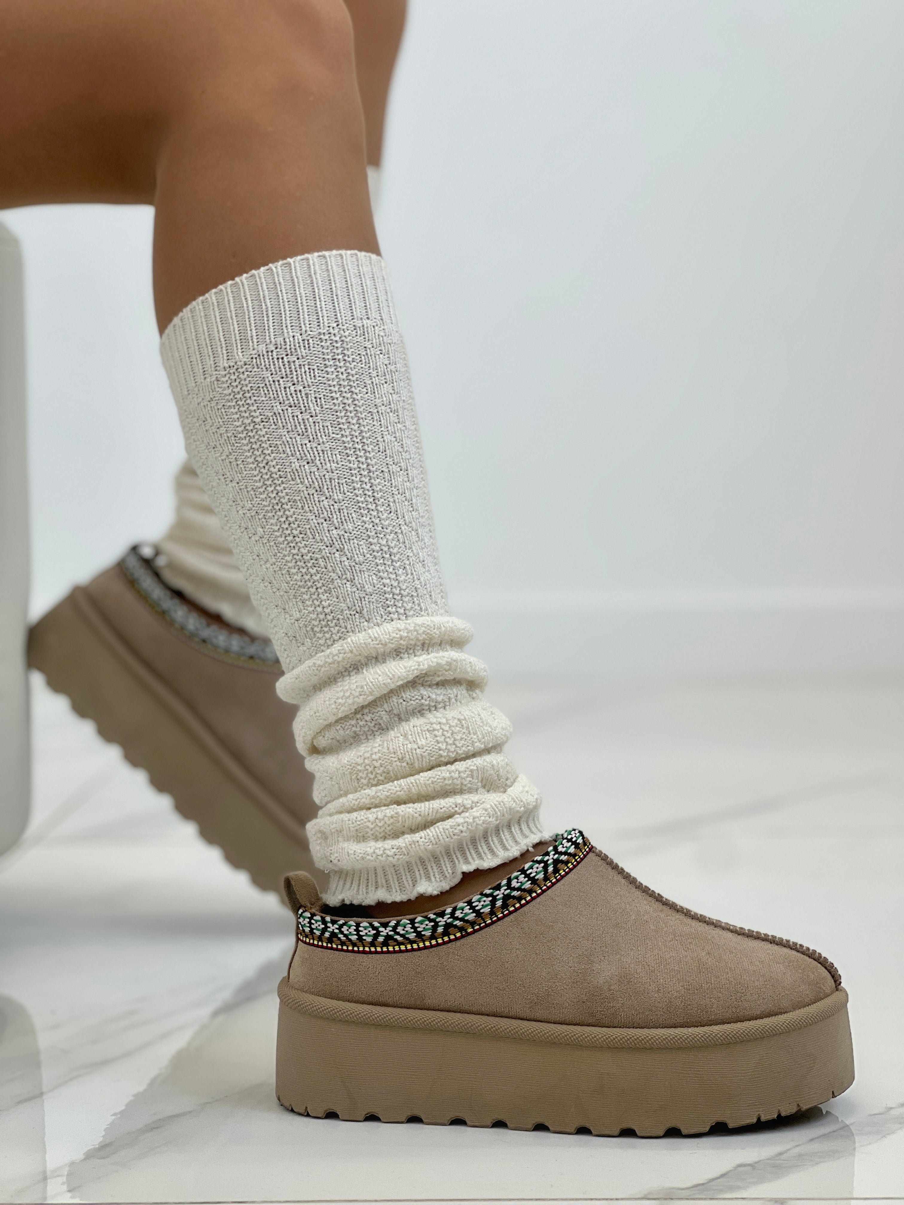 Zueco plataforma pelo - Zebra&Maduixa®