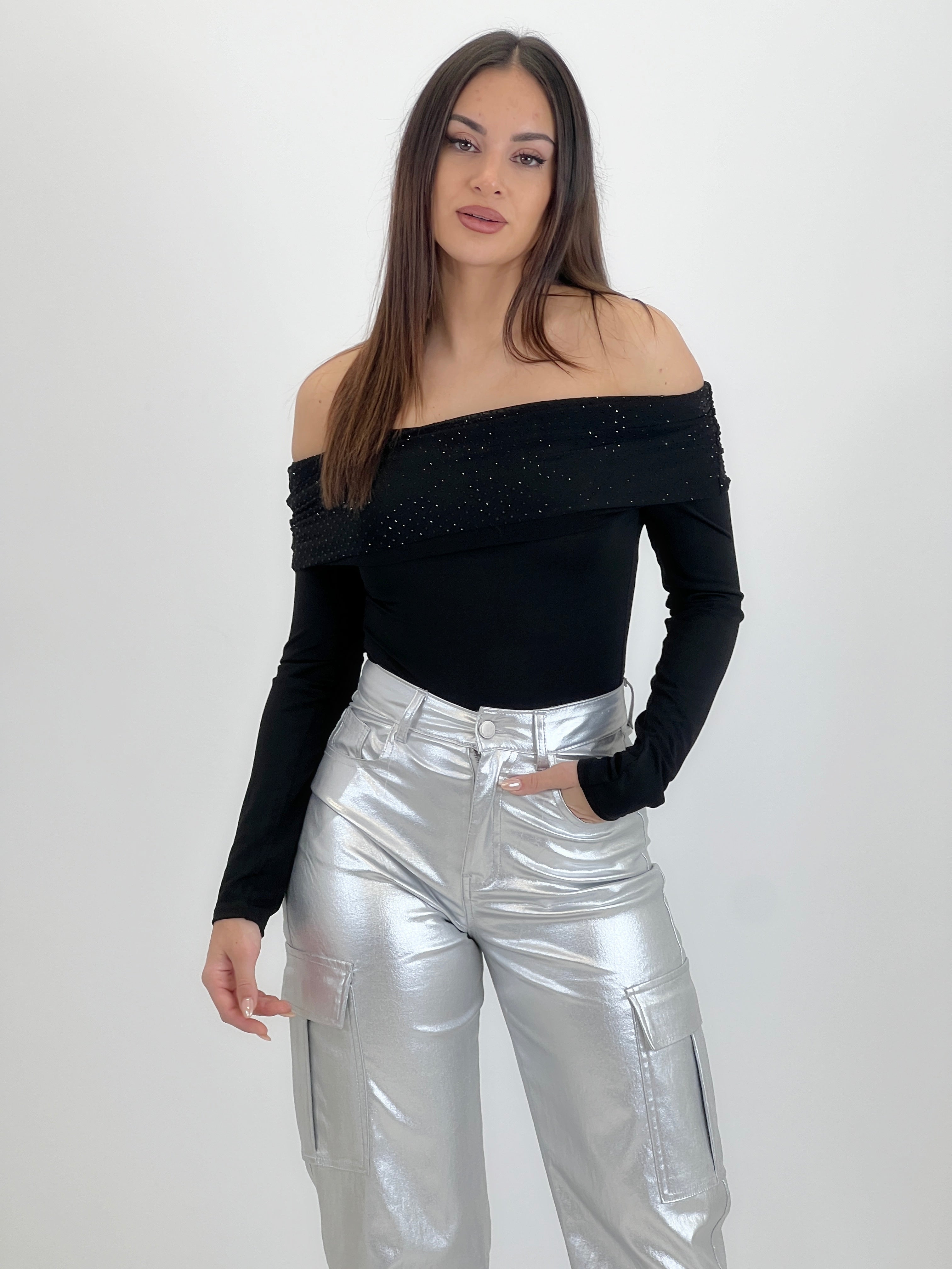 Body escote barco brillante - Zebra&Maduixa®