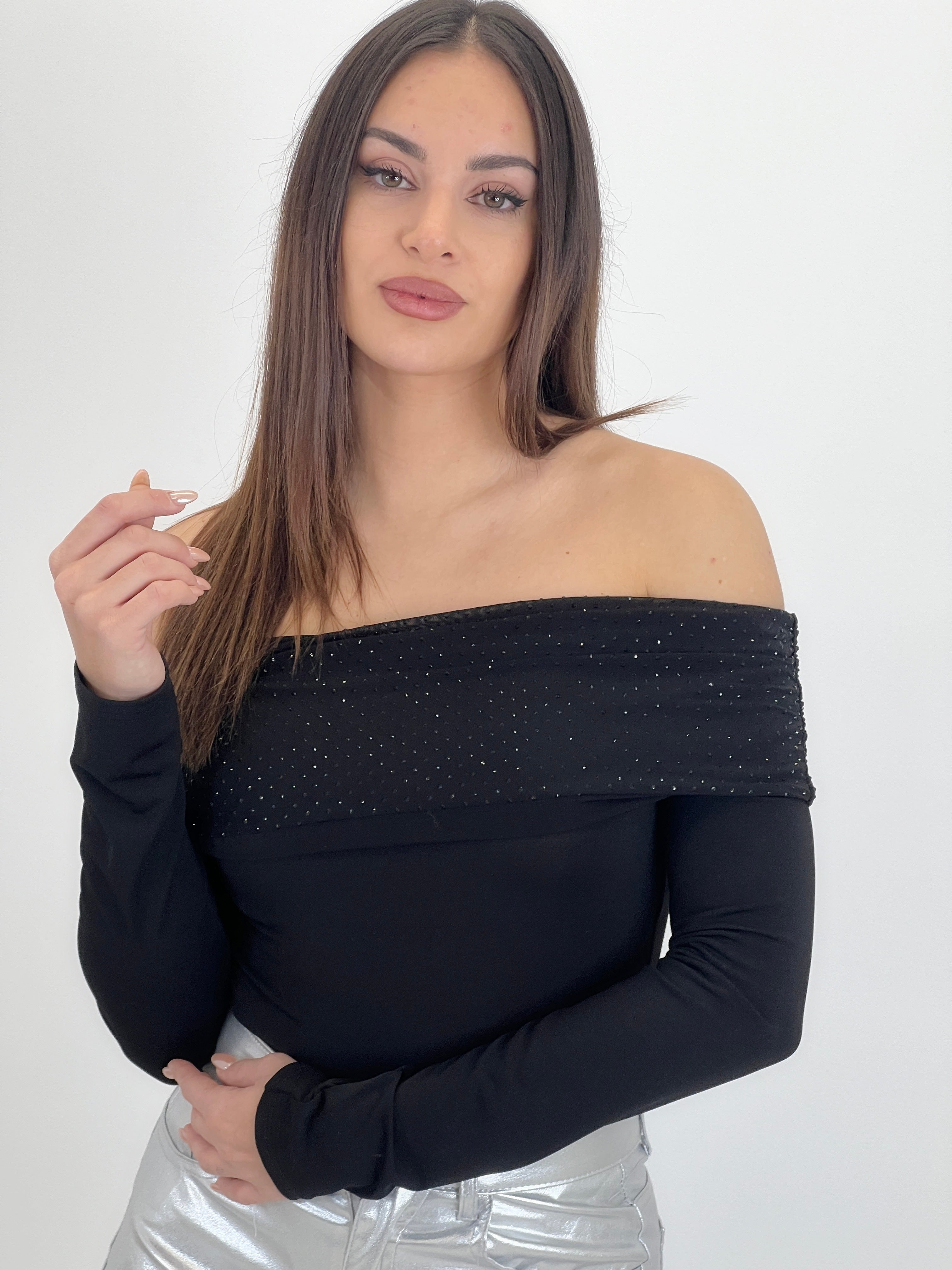 Body escote barco brillante - Zebra&Maduixa®