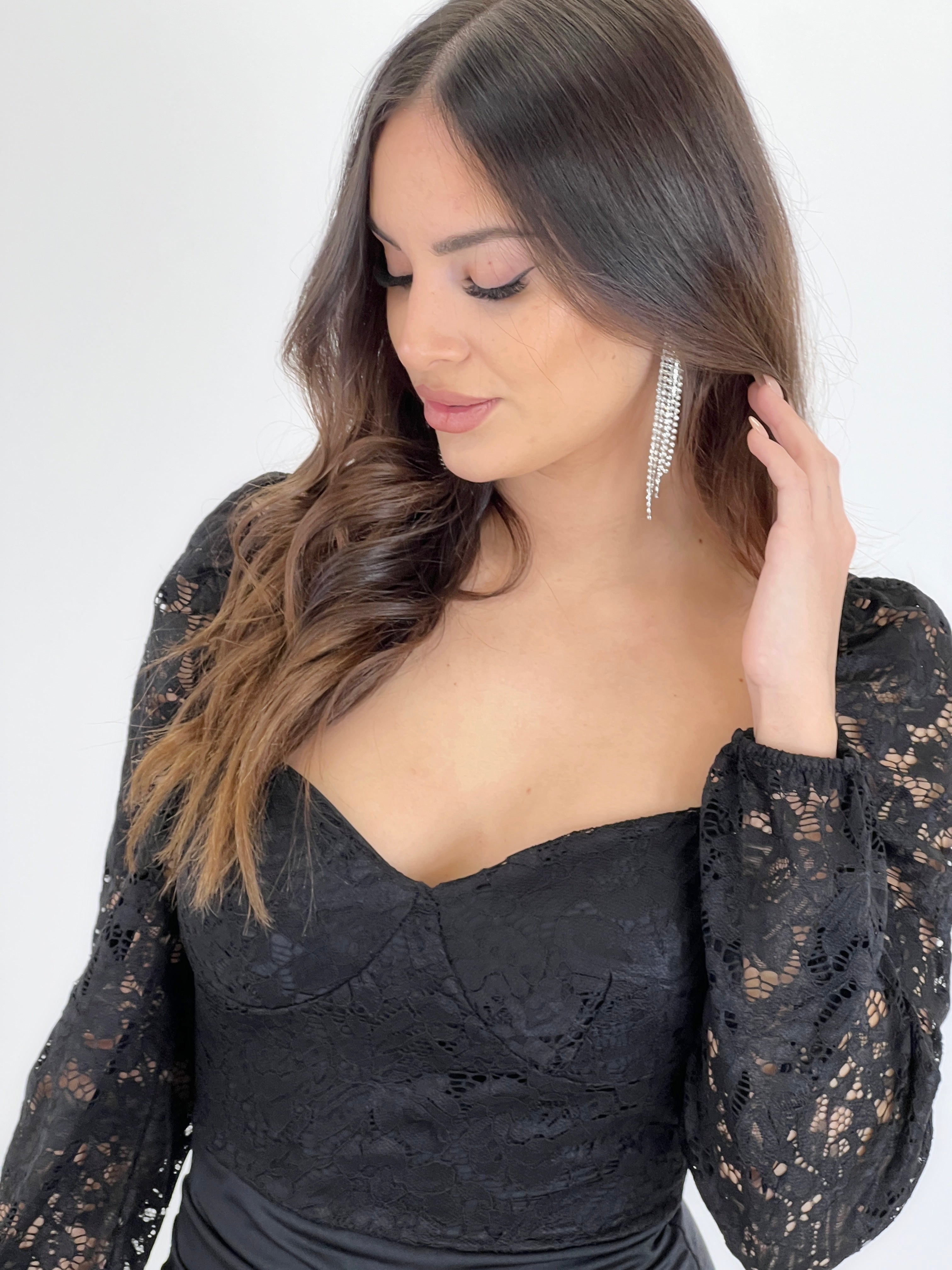 Vestido mangas encaje Talia - Zebra&Maduixa®