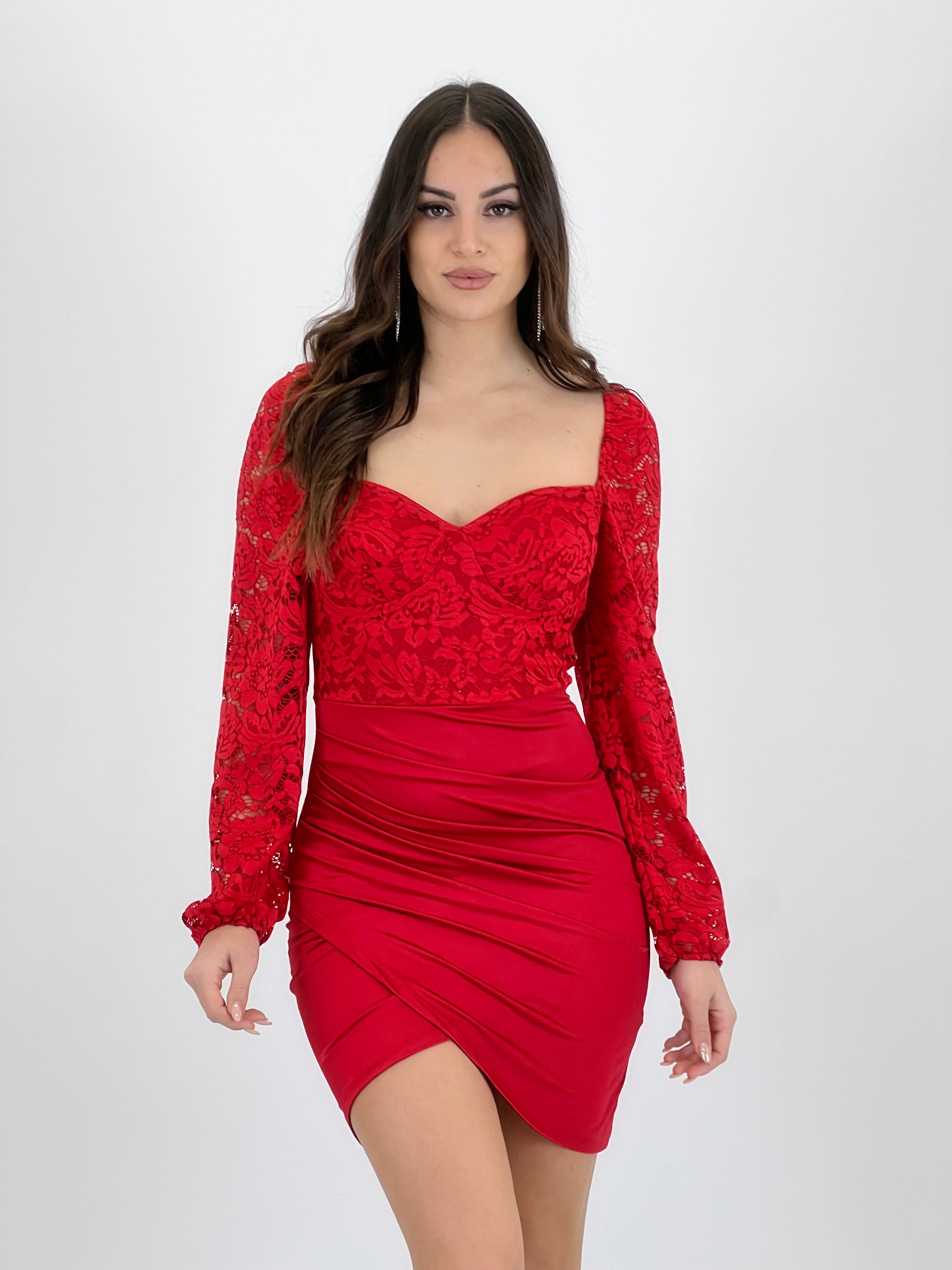 Vestido mangas encaje Talia - Zebra&Maduixa®