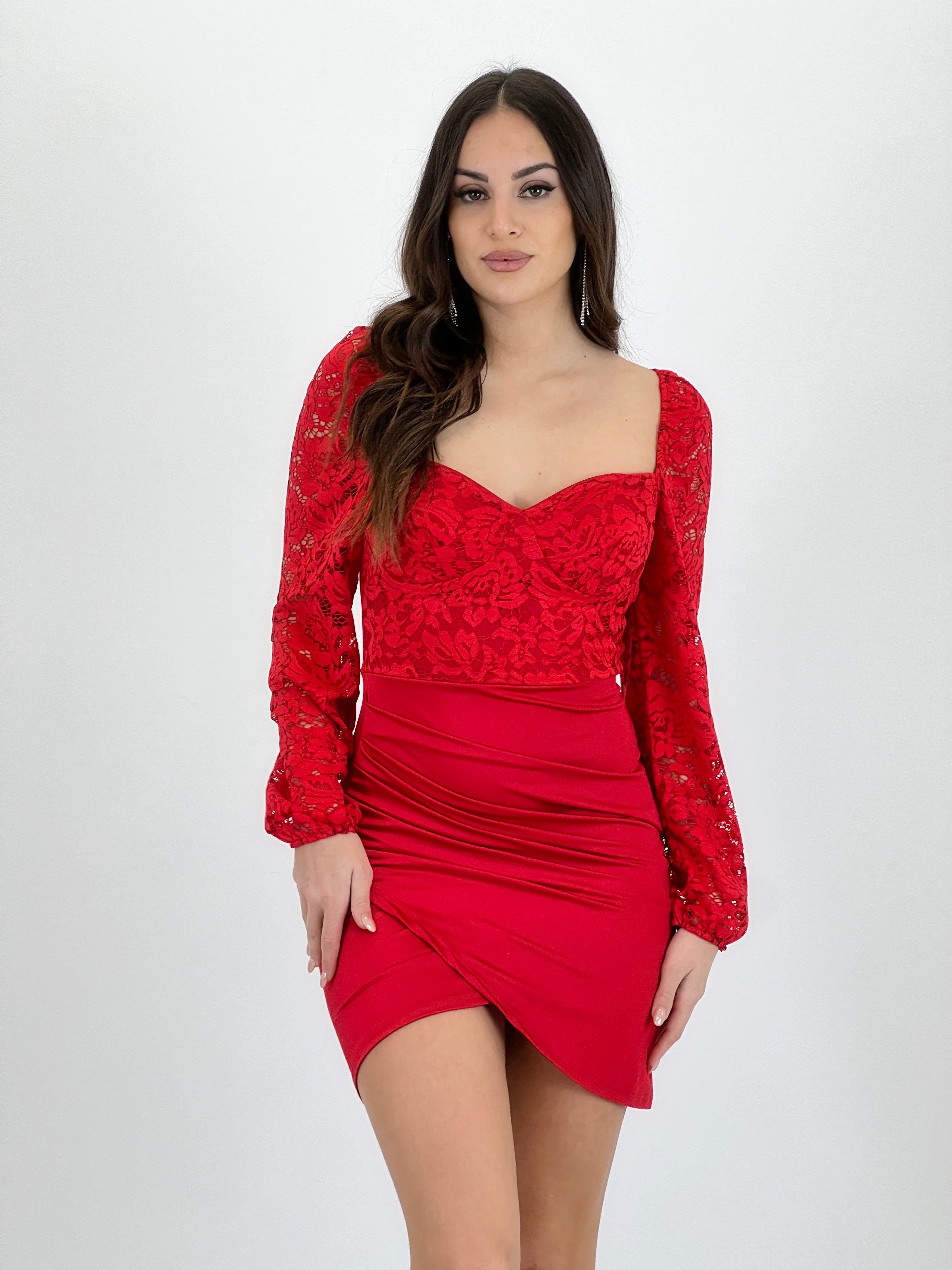 Vestido mangas encaje Talia - Zebra&Maduixa®