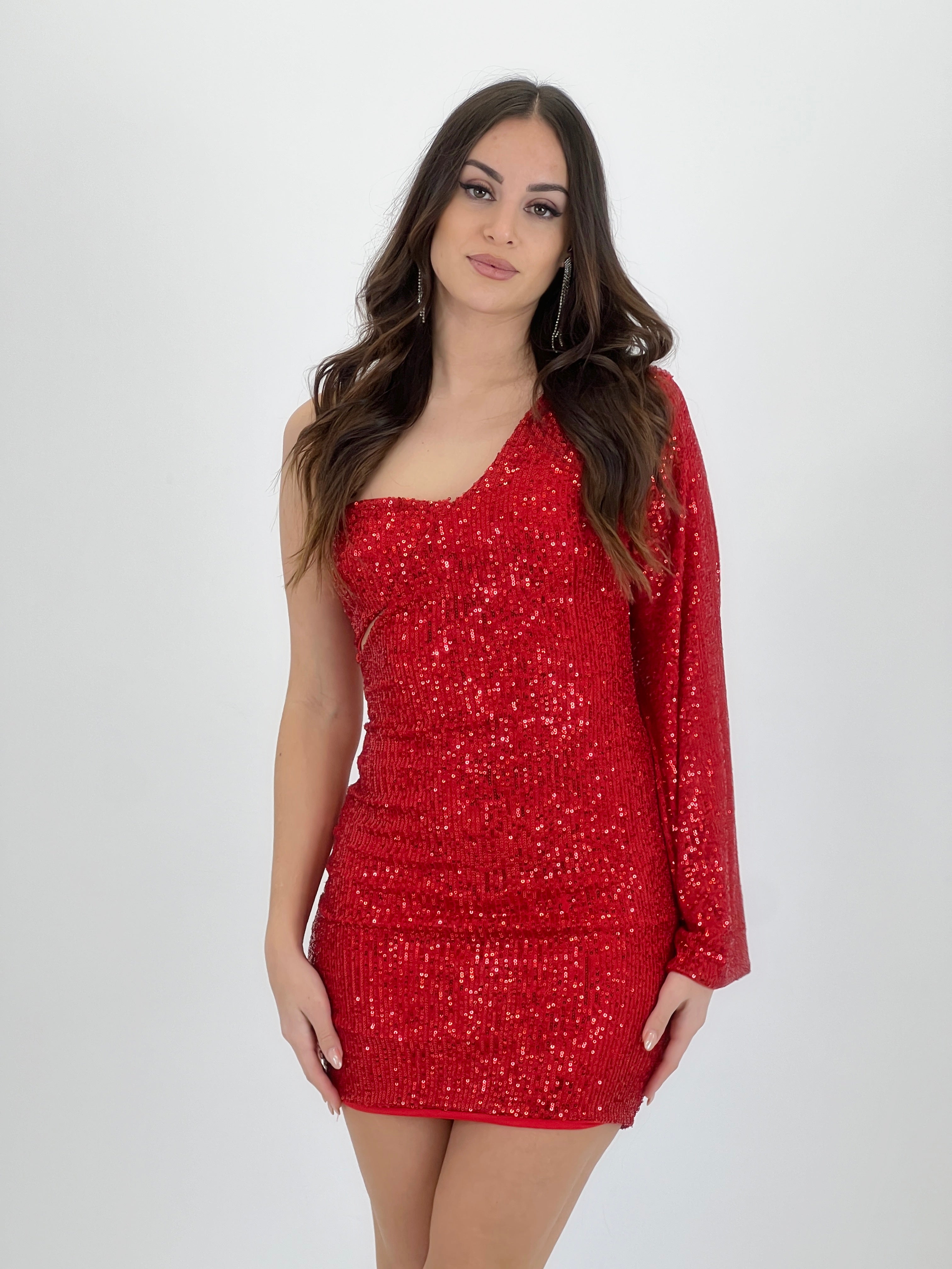 Vestido lentejuelas asimétrico Karen - Zebra&Maduixa®