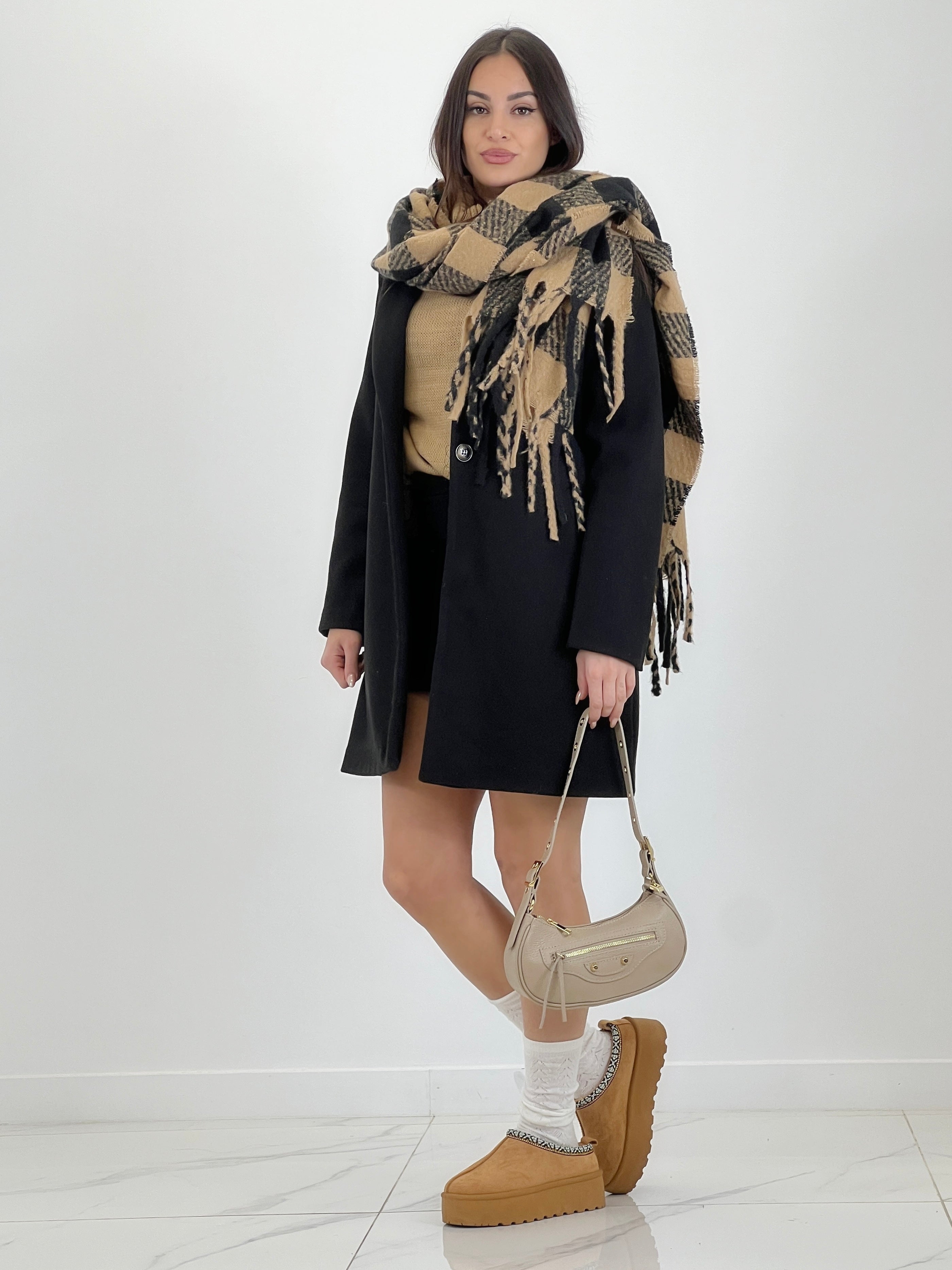 Bufanda cuadros bitono - Zebra&Maduixa®