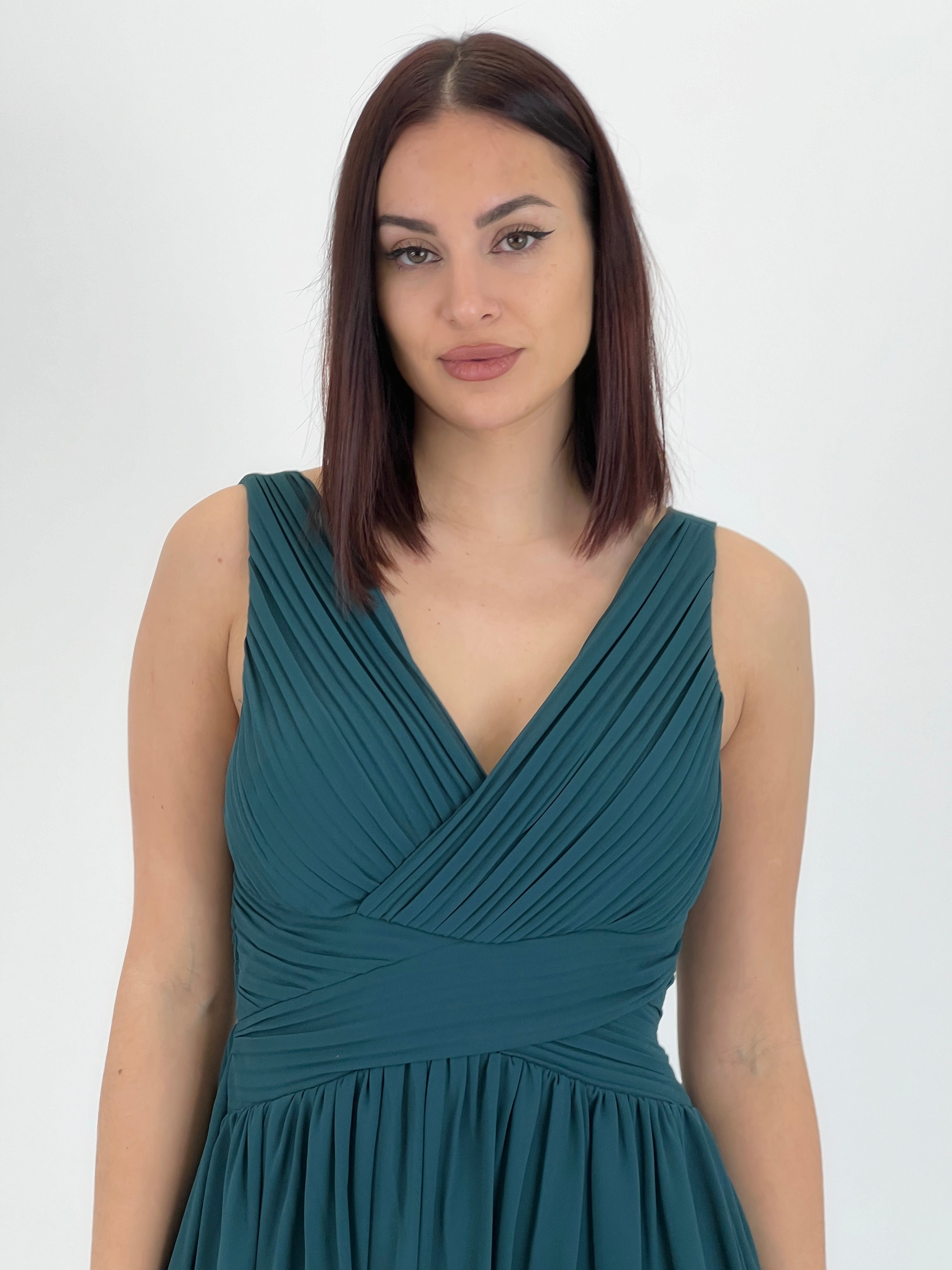 Vestit Elvia drapejat curt