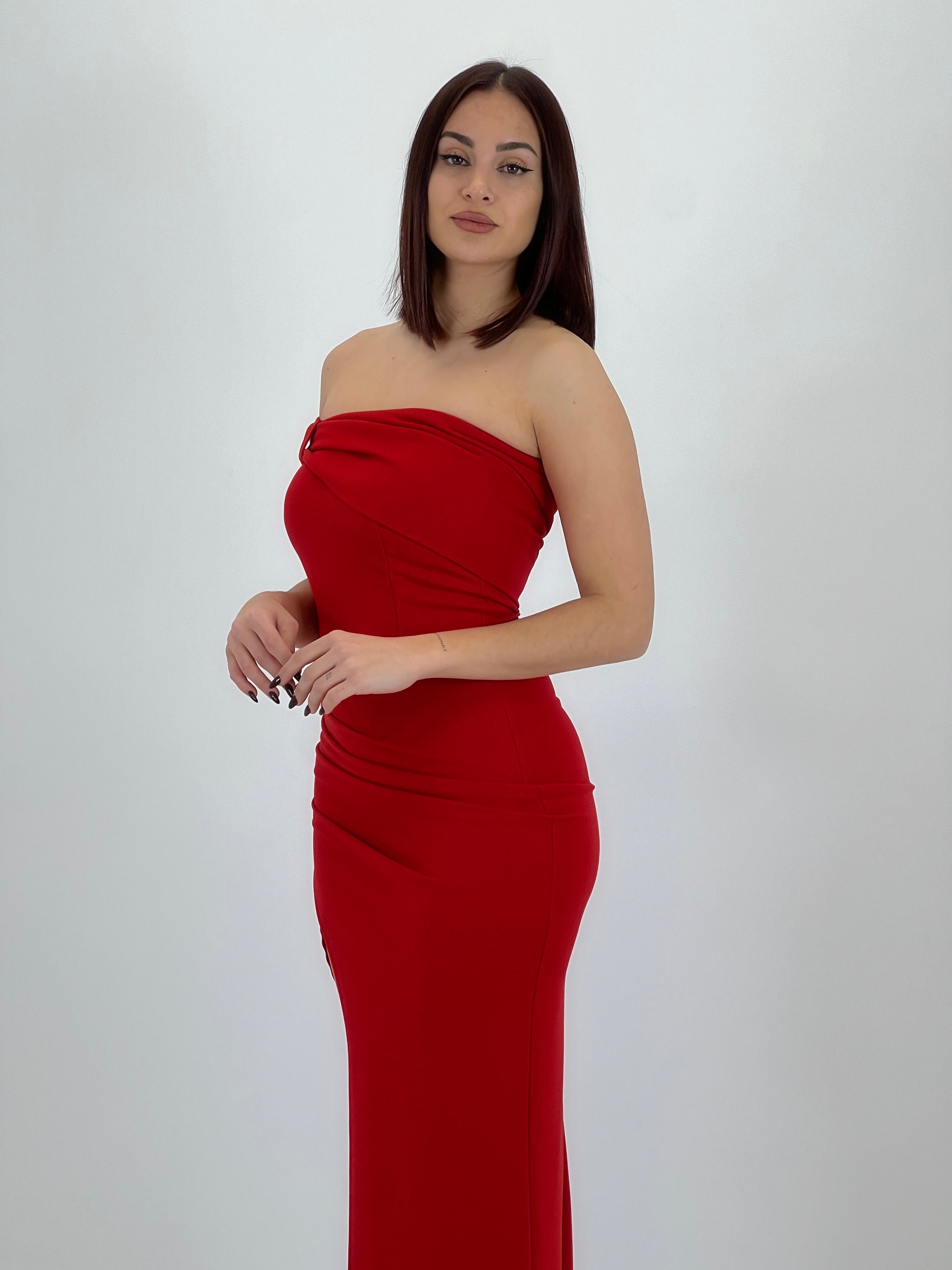 Stefania strapless dress