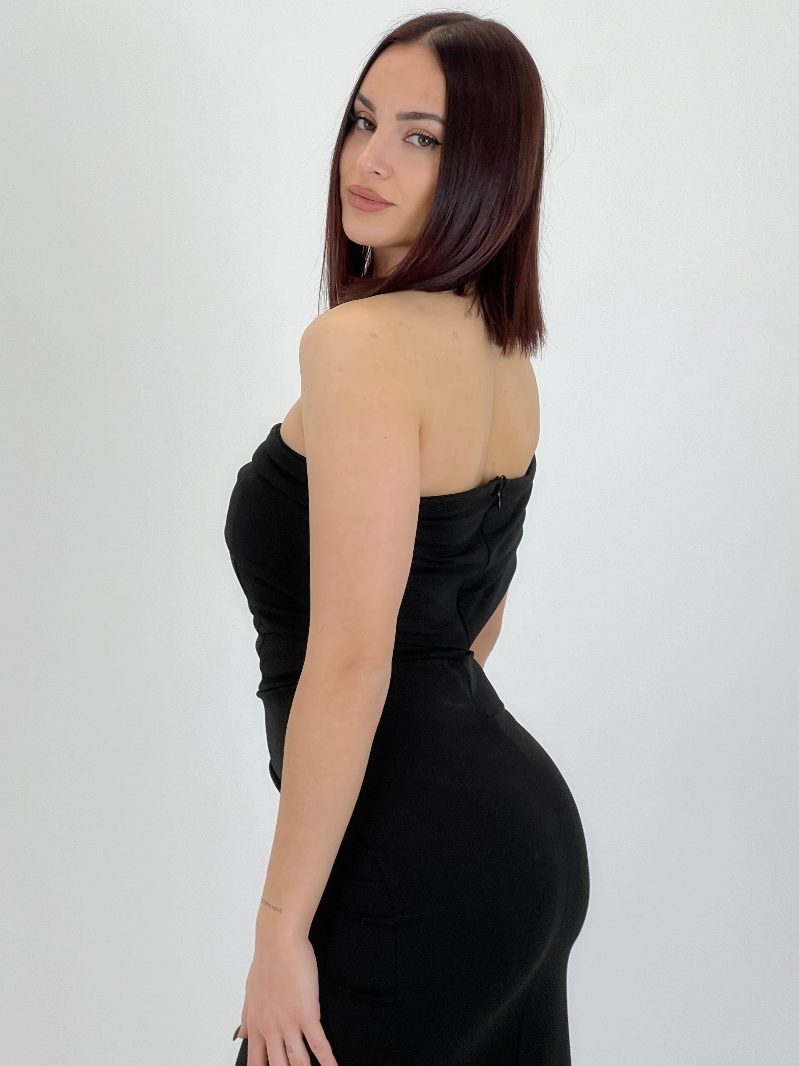 Stefania strapless dress