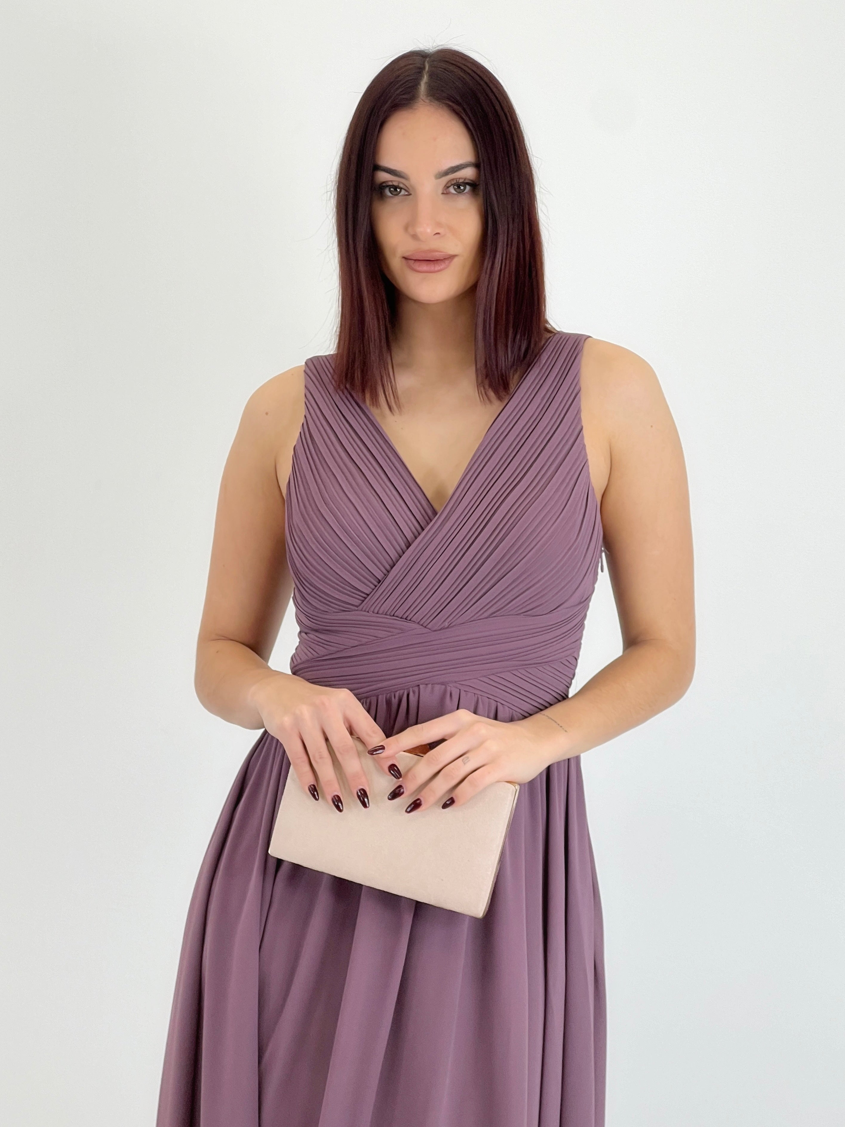 Vestit Elvia drapejat curt