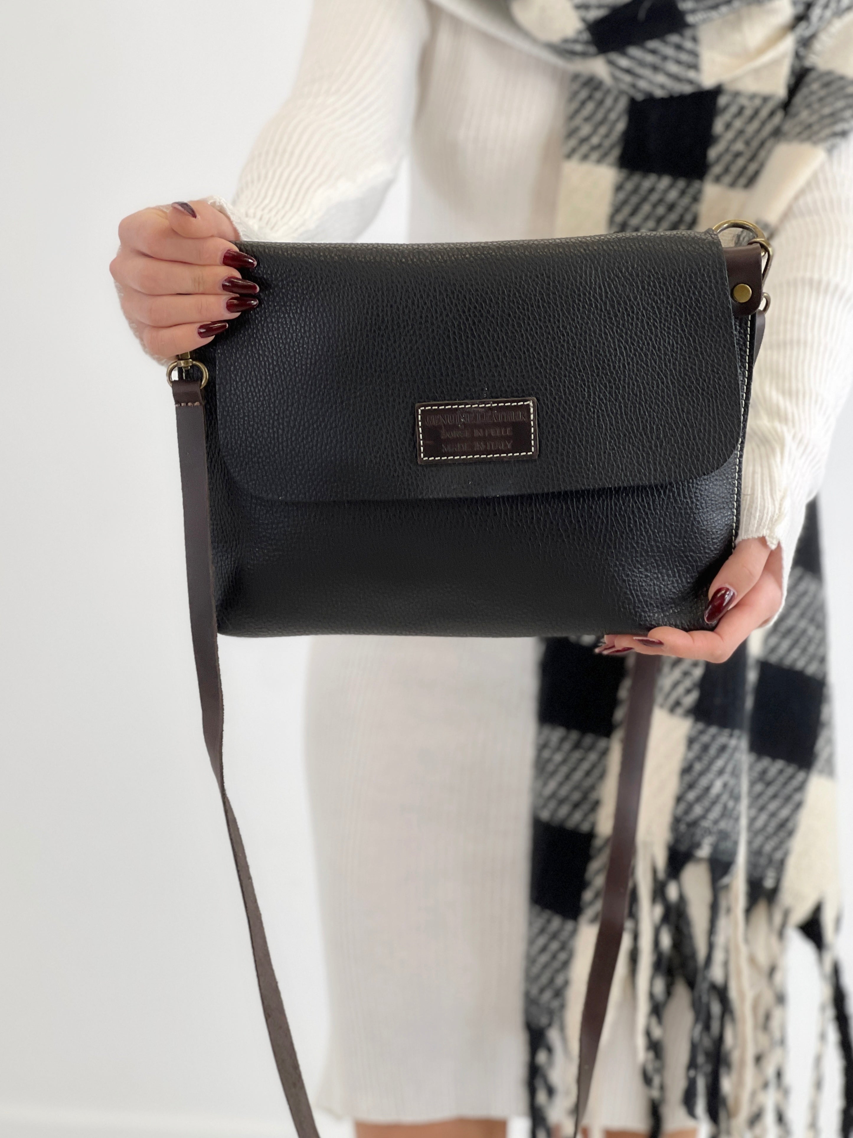 Bolso piel solapa - Zebra&Maduixa®