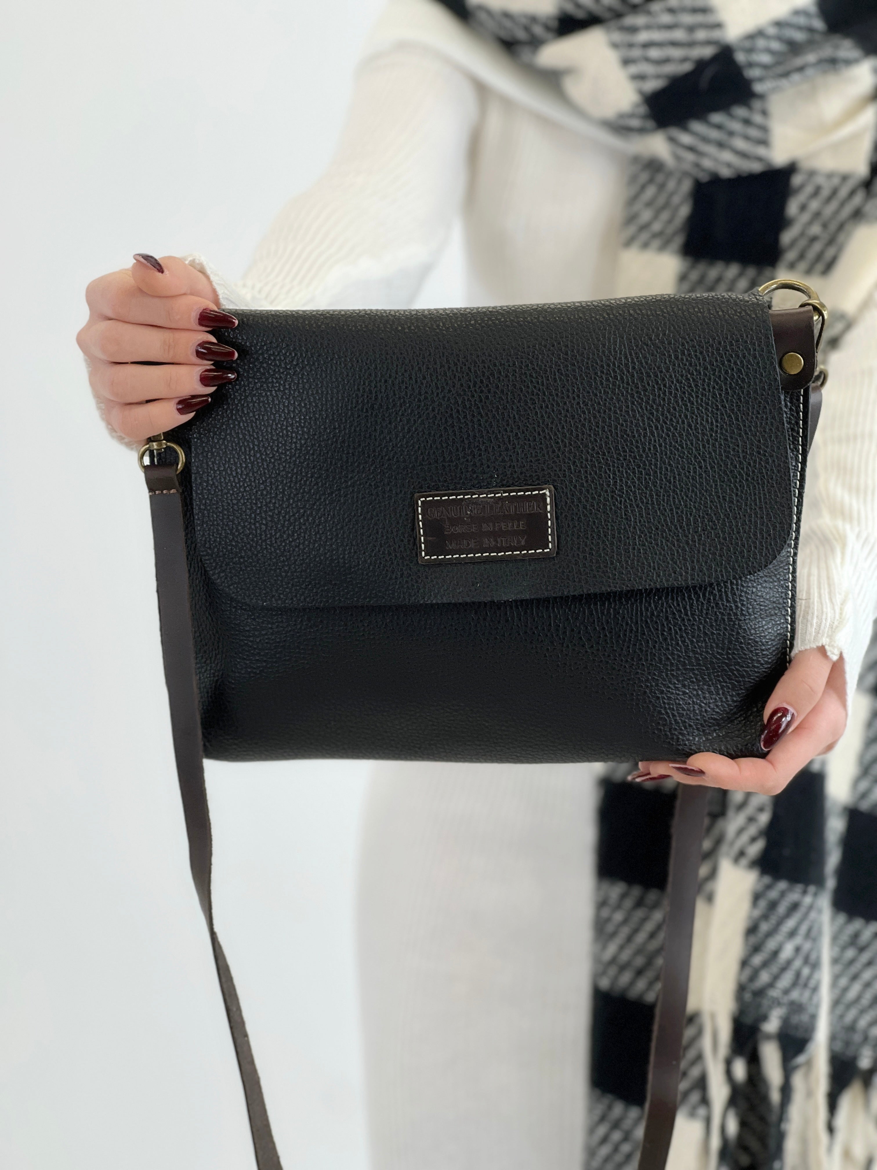 Bolso piel solapa - Zebra&Maduixa®