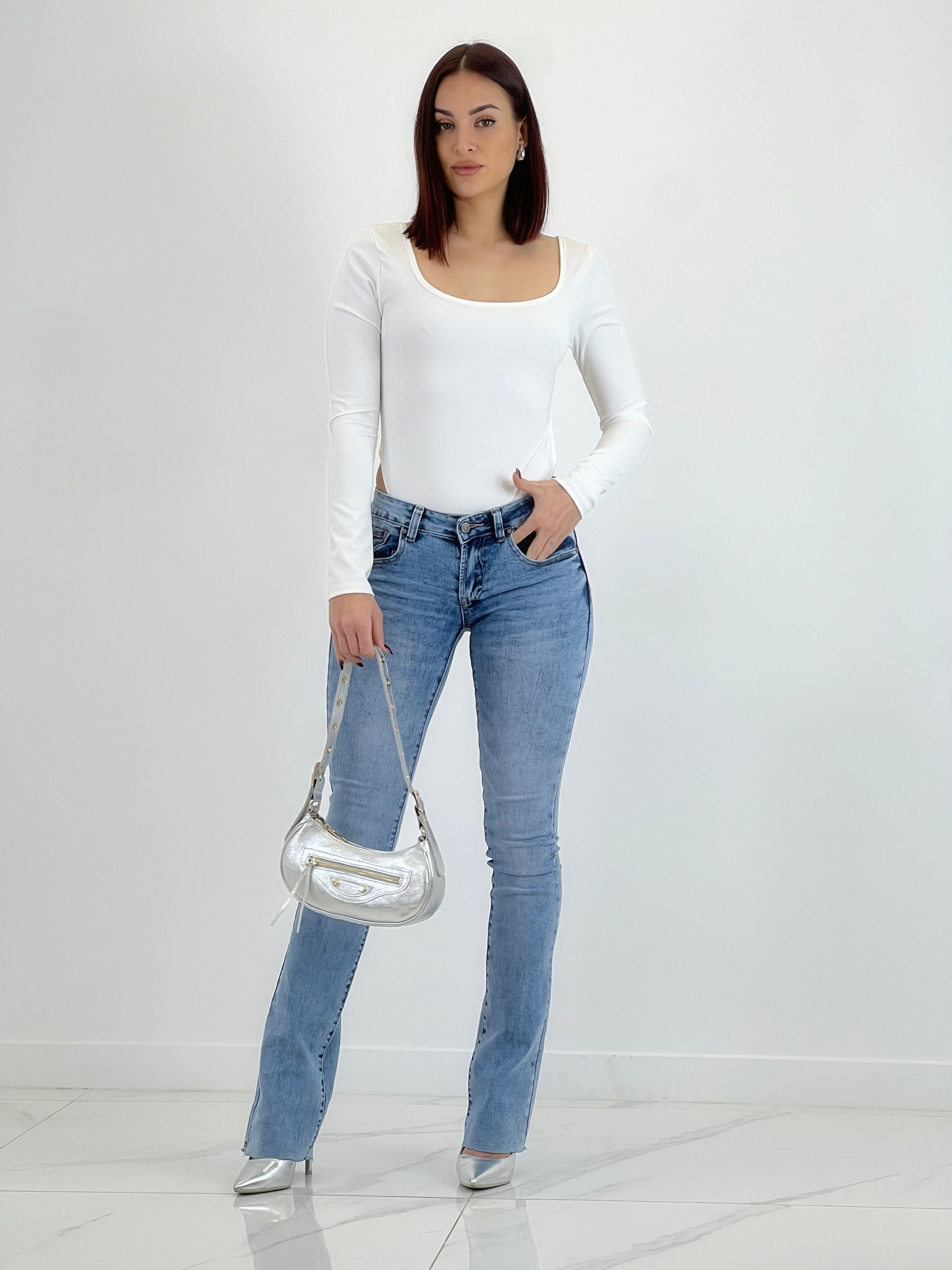 Body manga larga espalda descubierta