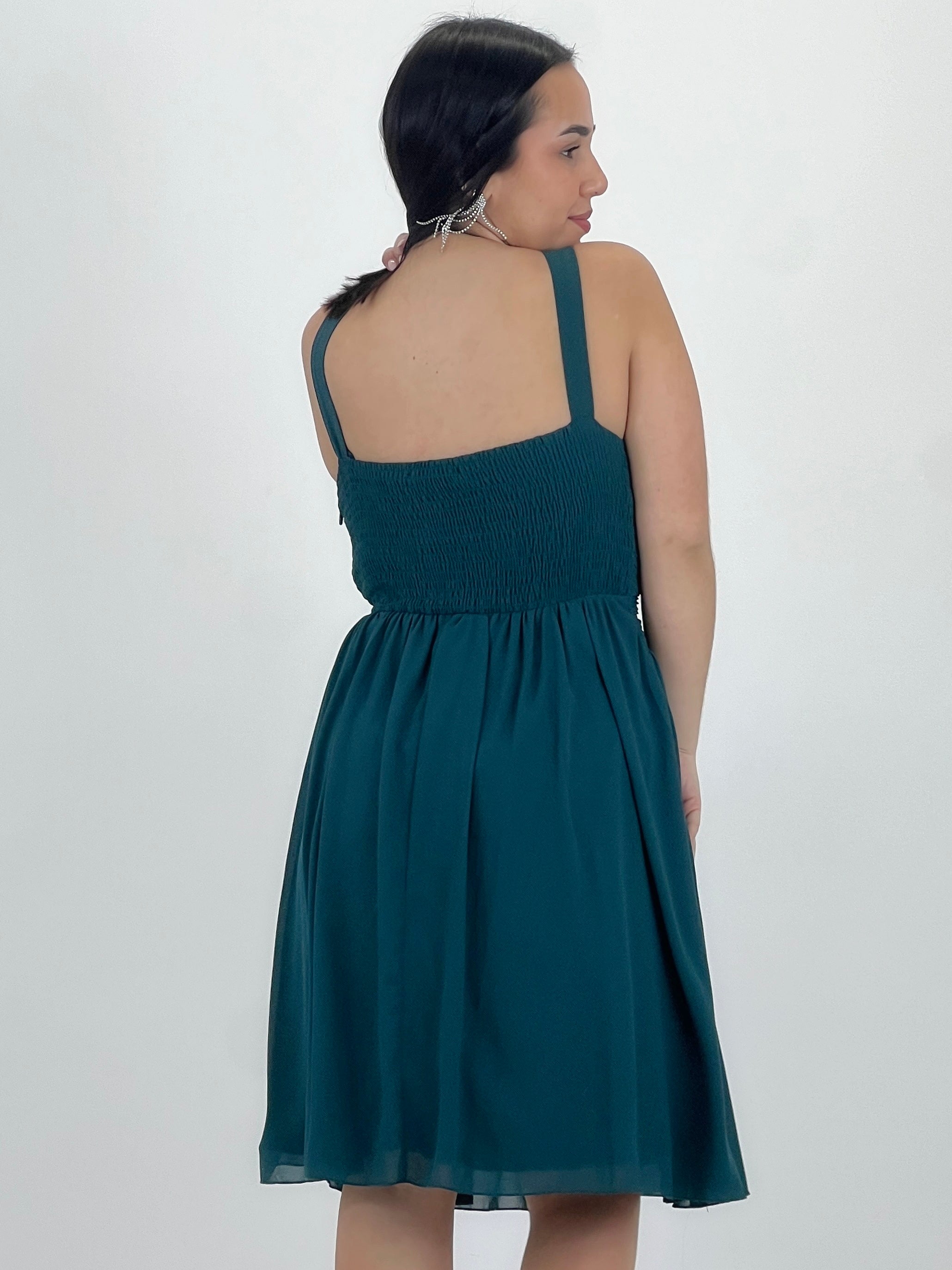 Vestit Elvia drapejat curt