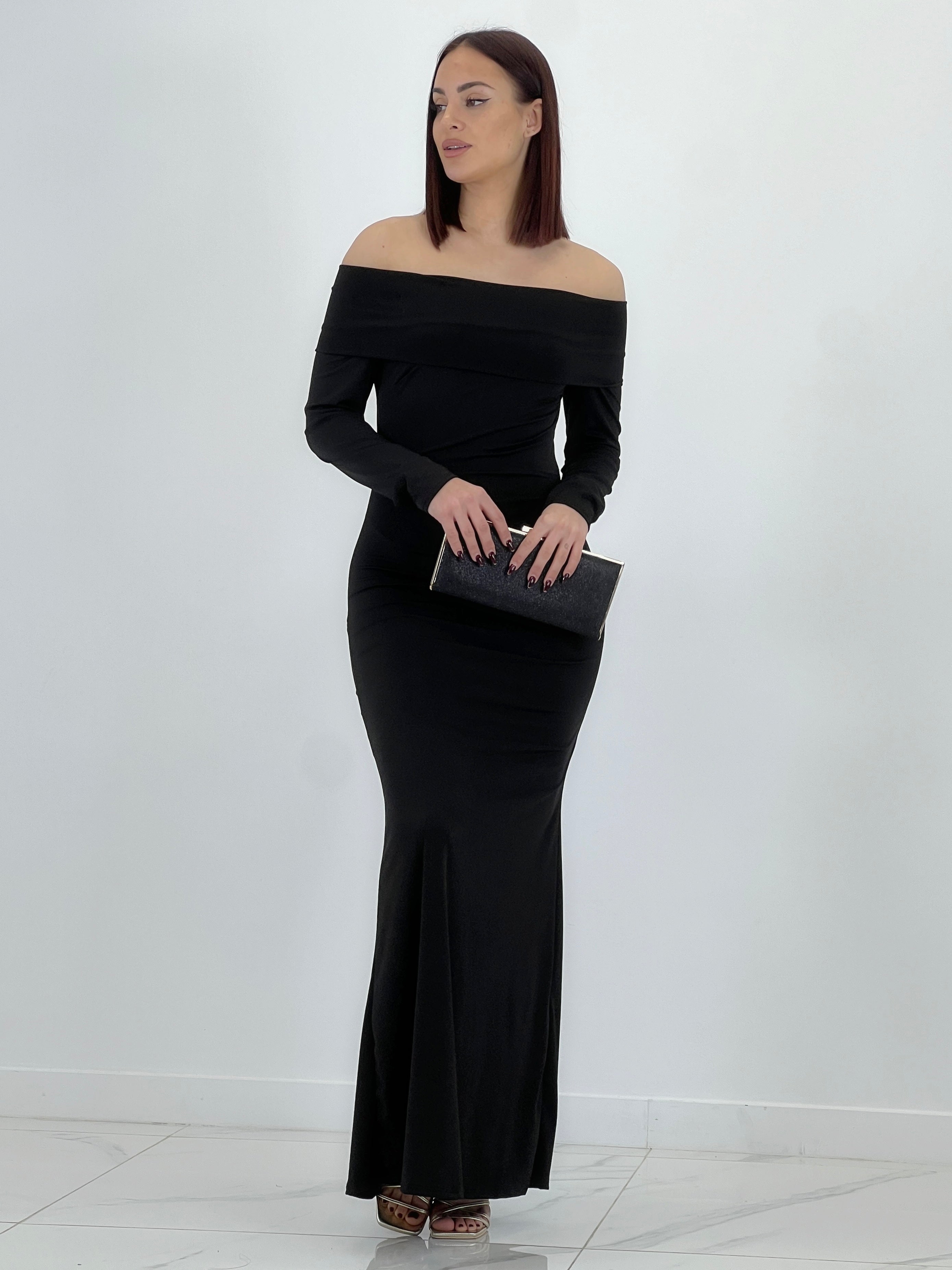 Vestido cuello barco largo Eva - Zebra&Maduixa®