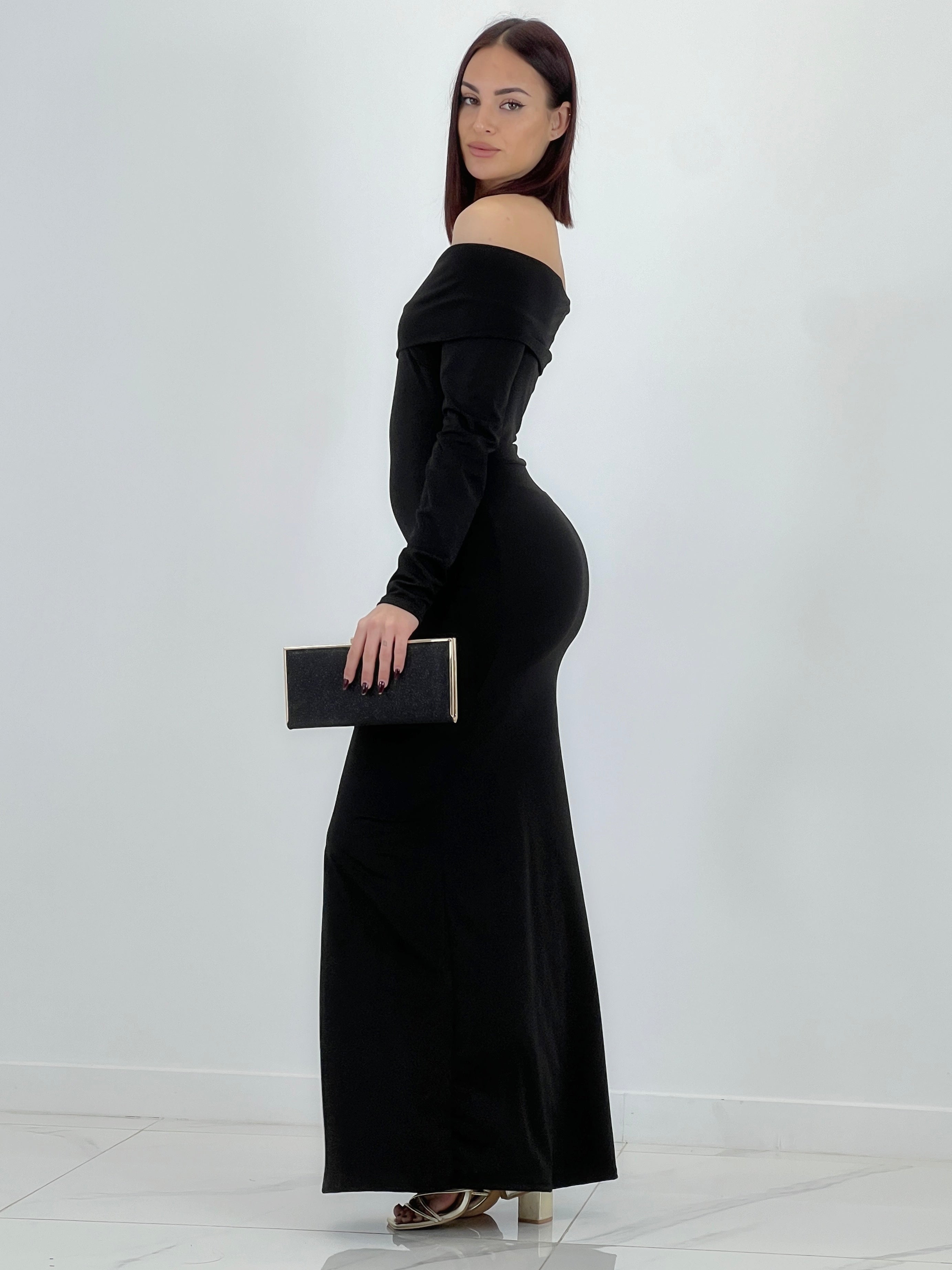 Vestido cuello barco largo Eva - Zebra&Maduixa®