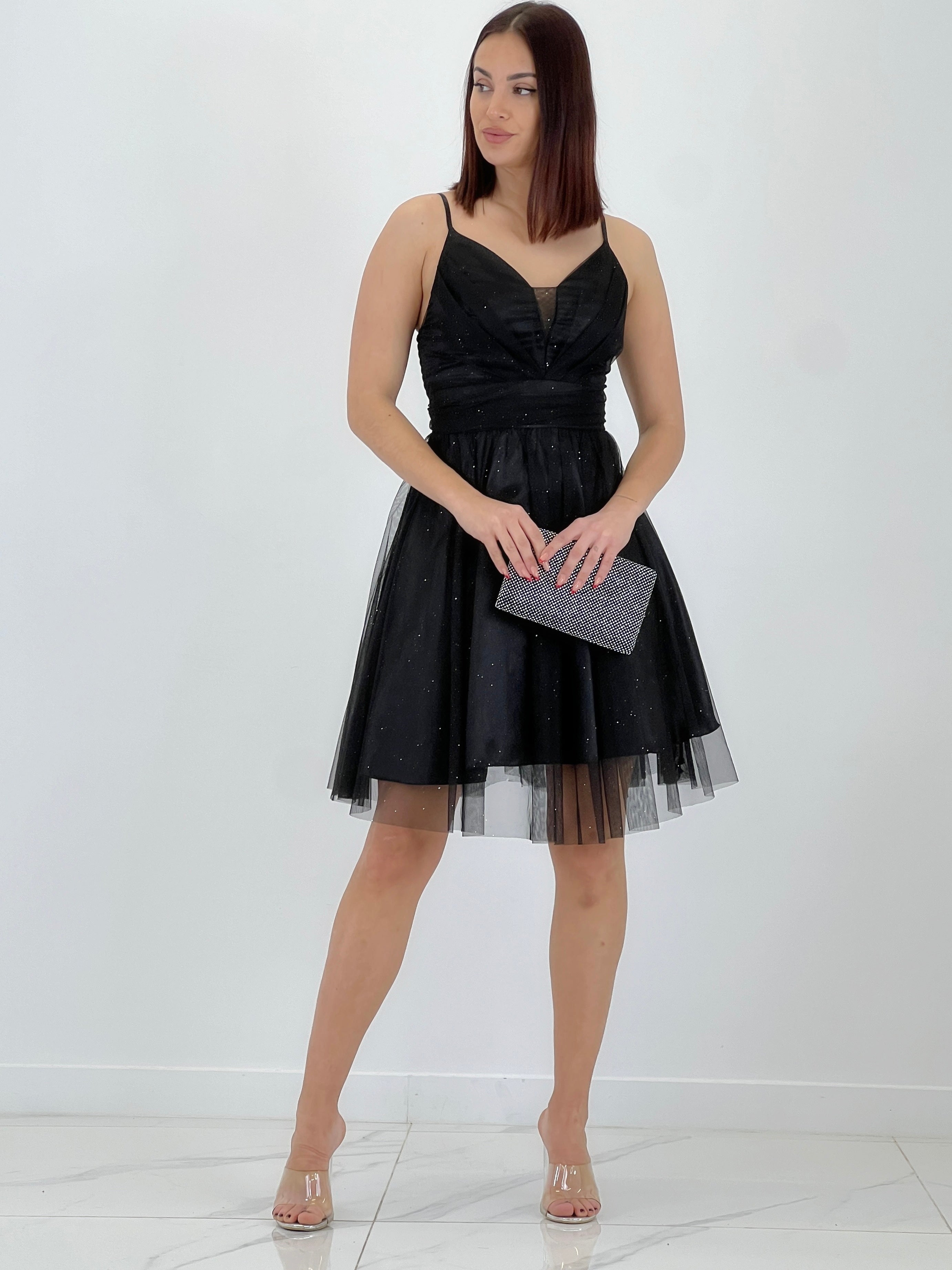 Vestido de tul midi Bianca