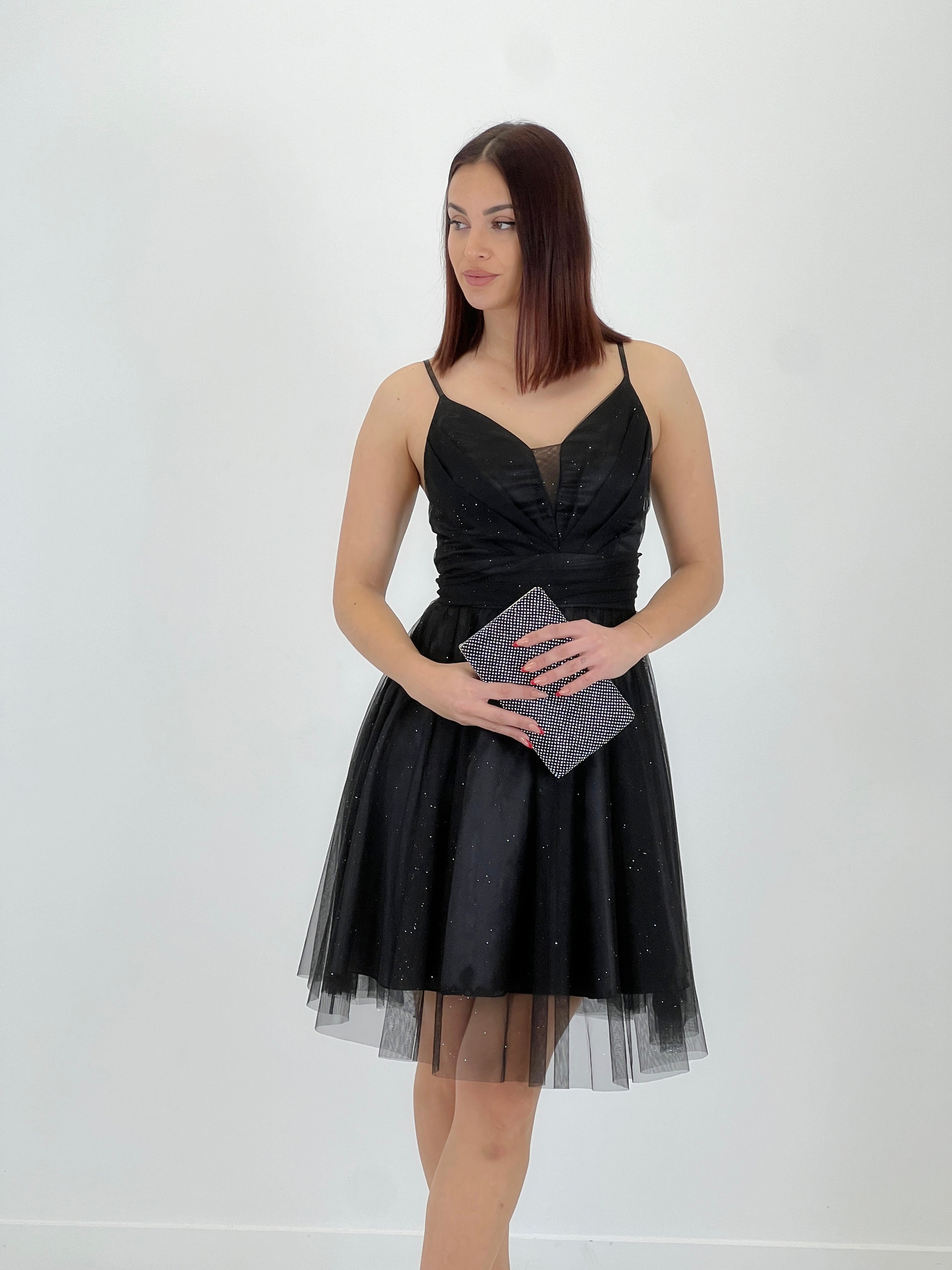 Vestido de tul midi Bianca