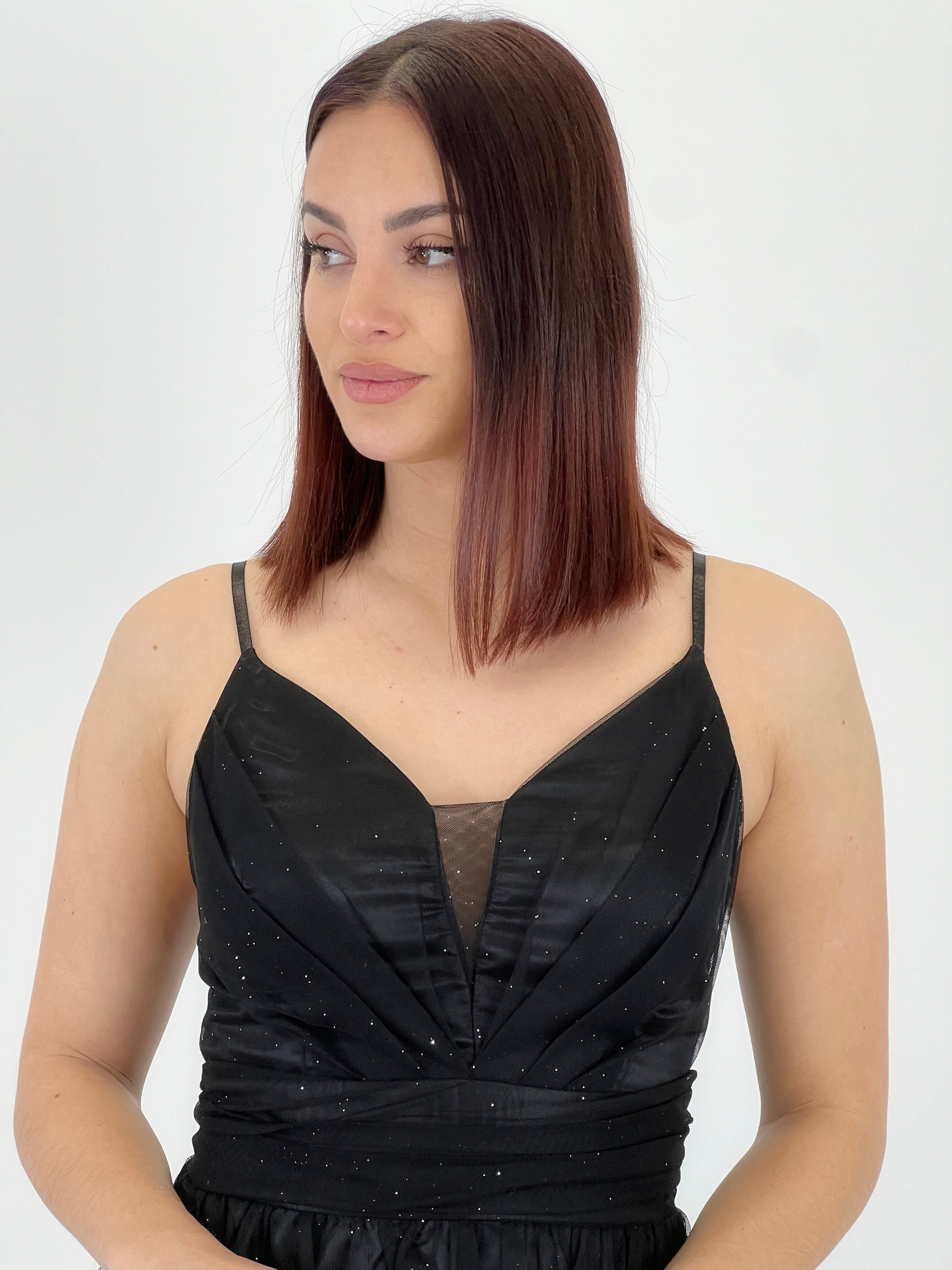 Vestido de tul midi Bianca