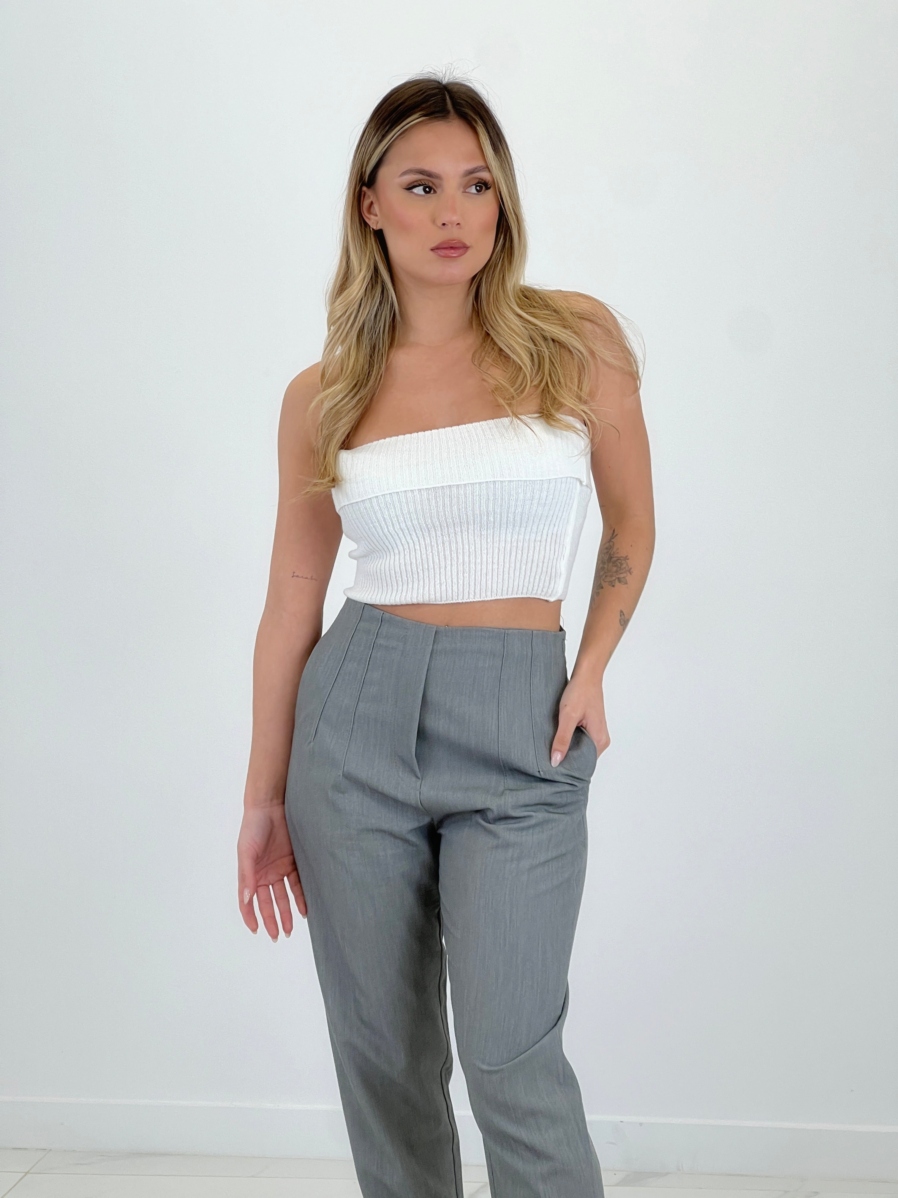 Pantalón pinzas recto - Zebra&Maduixa®